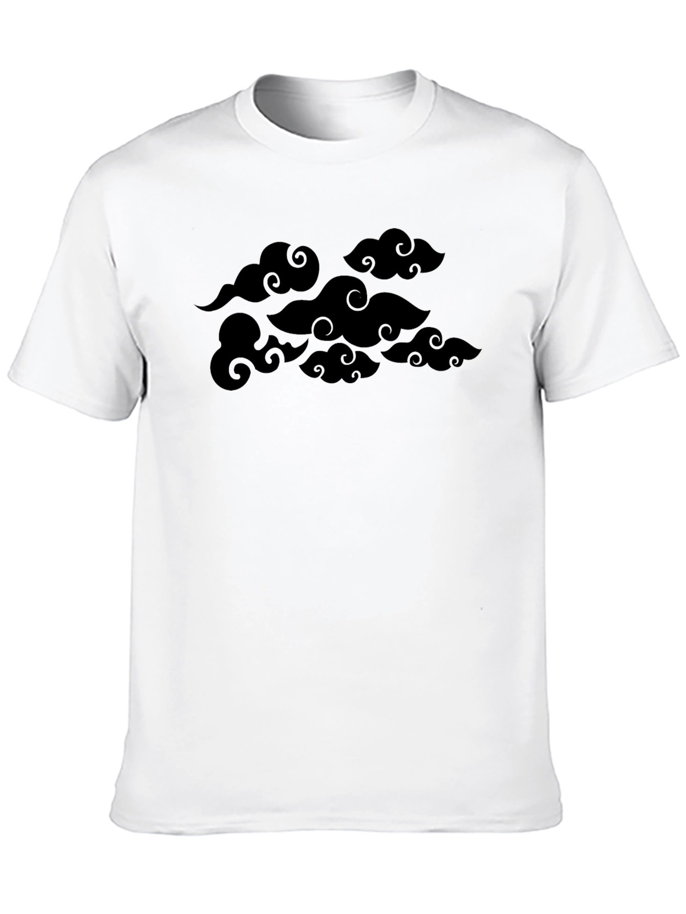 Black Black Cloud Graphic T-Shirt - Modern Style view 10
