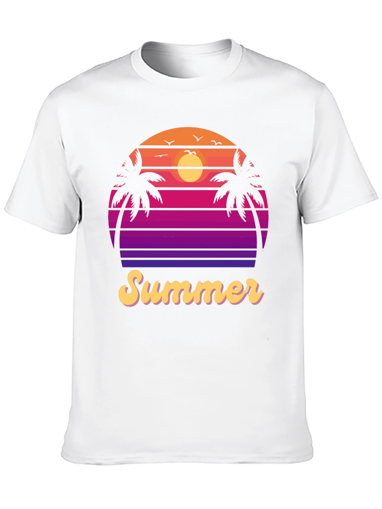 Black Retro Summer Vibes Tee view 10
