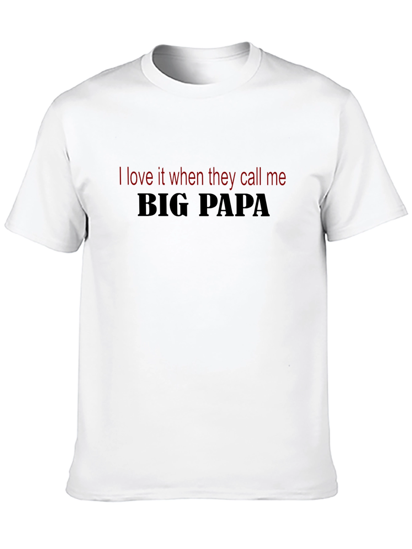 Black Big Papa Graphic Tee - Love It When They Call Me! view 10