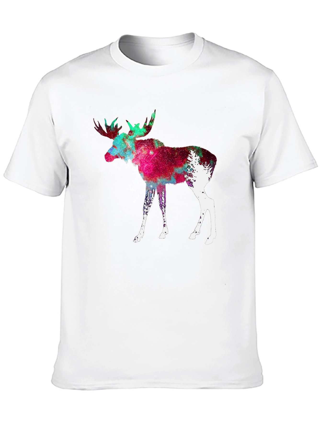 Black Cosmic Moose Graphic Tee - Black view 10
