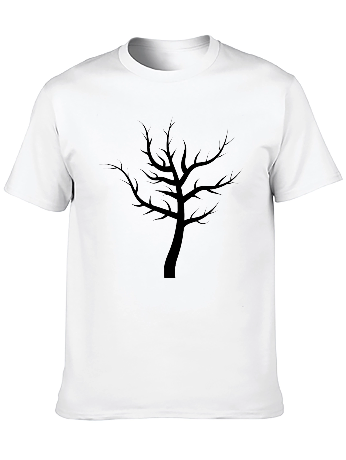 Black Black Tree Graphic Tee - Men's Short Sleeve Casual Shirt view 10