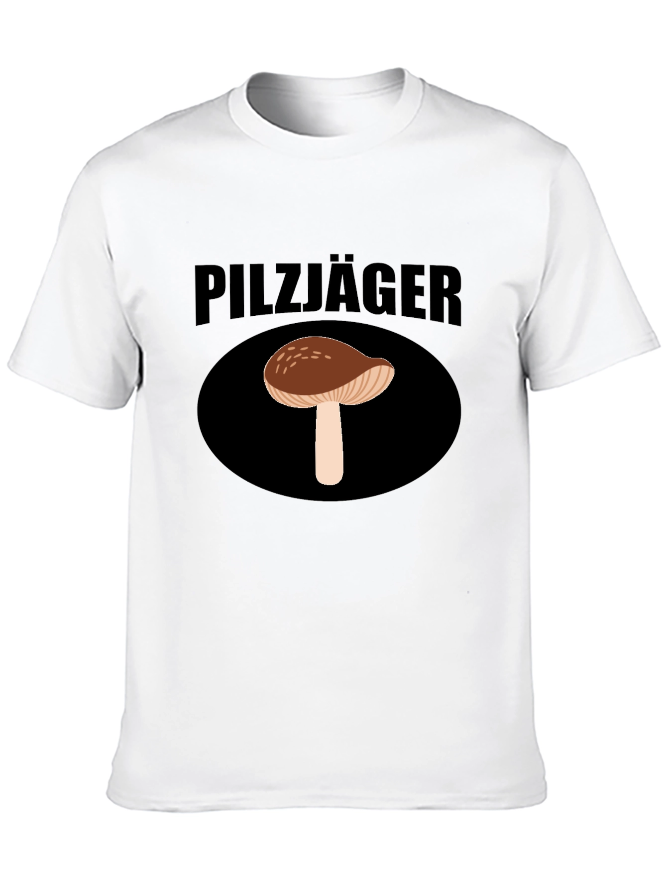 Pilzjäger Mushroom Hunter Graphic Tee - Black - 10
