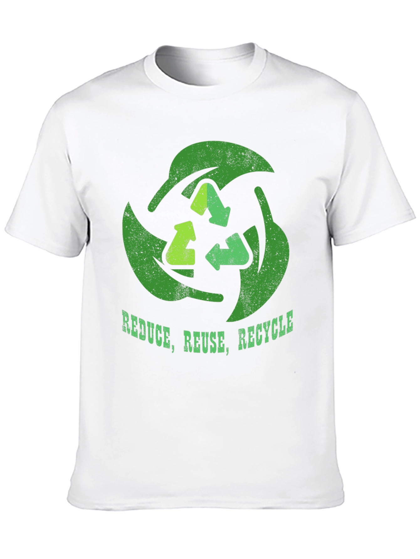 Reduce, Reuse, Recycle T-Shirt - Eco-Friendly Green Design - 10