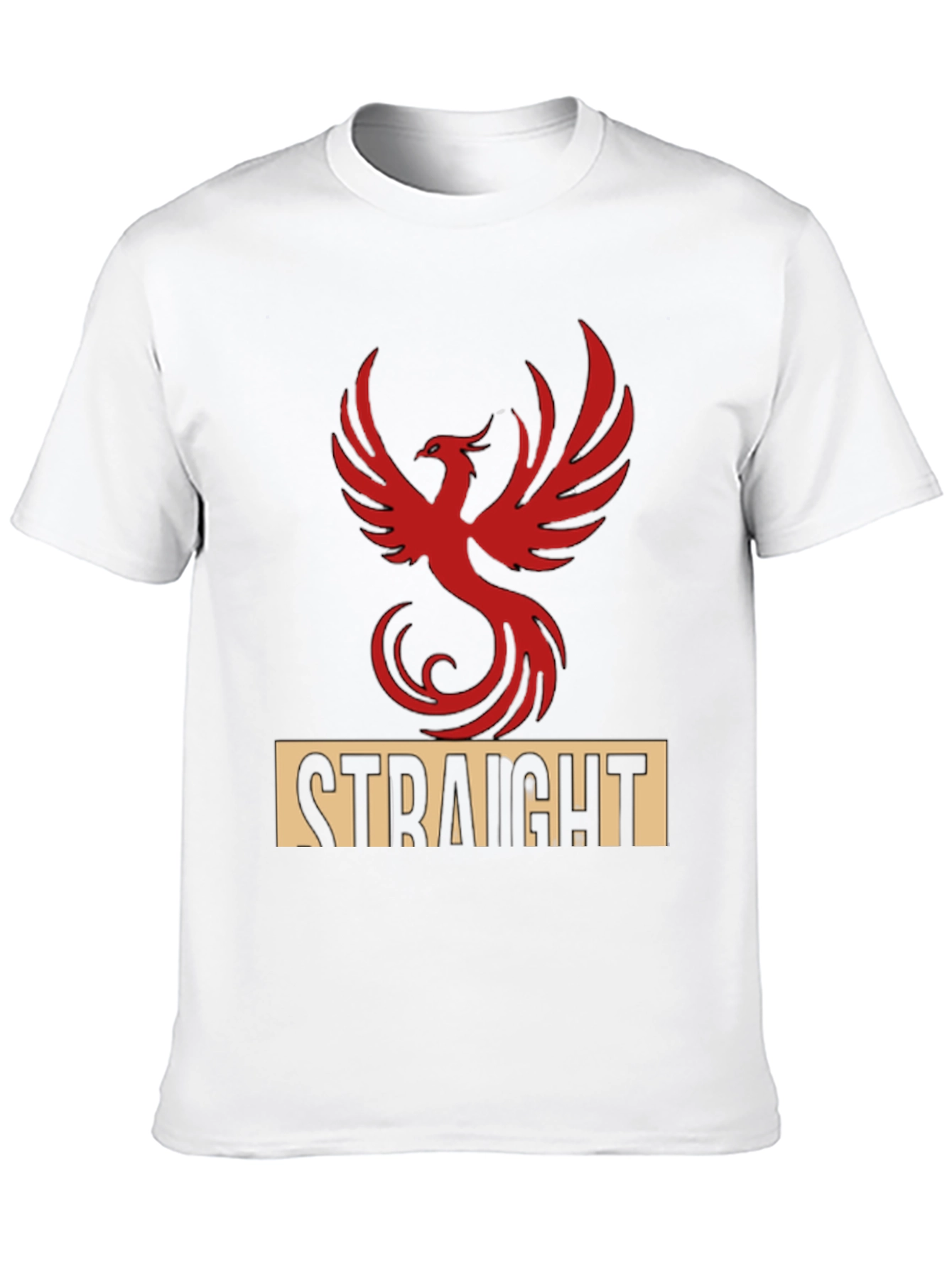 Black Straight Phoenix Graphic Tee - Bold Statement T-Shirt view 10