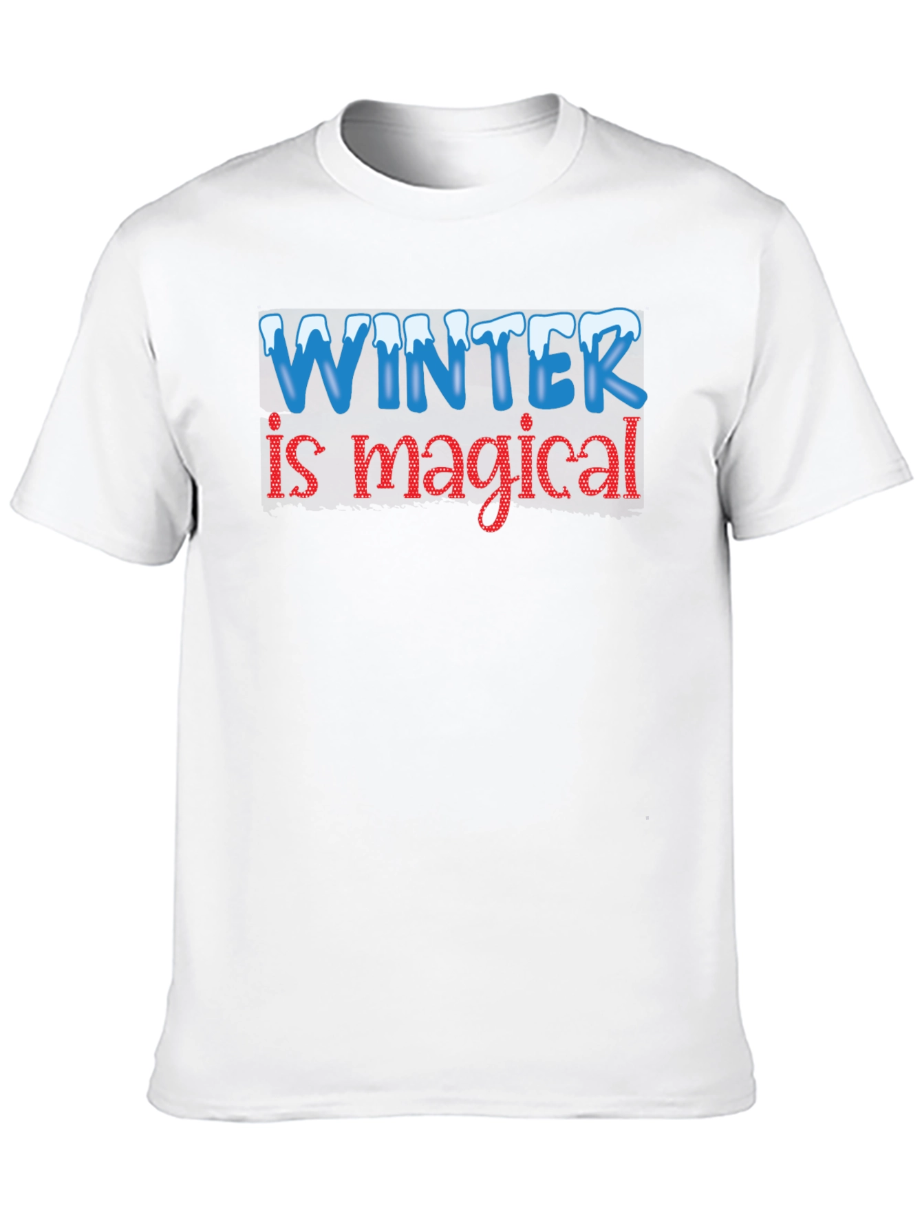 Black Winter is Magical Graphic Tee view 10