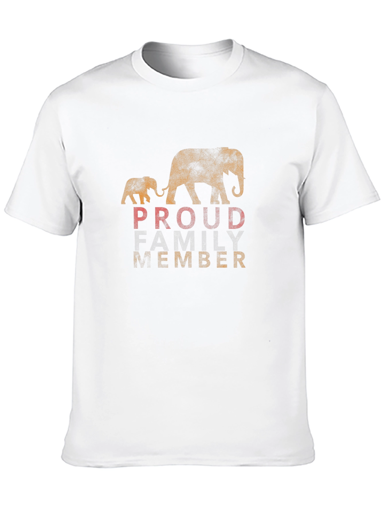 Black Proud Family Member Elephant Graphic Tee view 10
