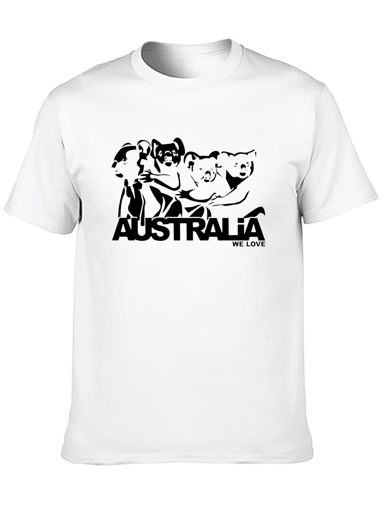 Black Australia Koala Black Graphic Tee view 10