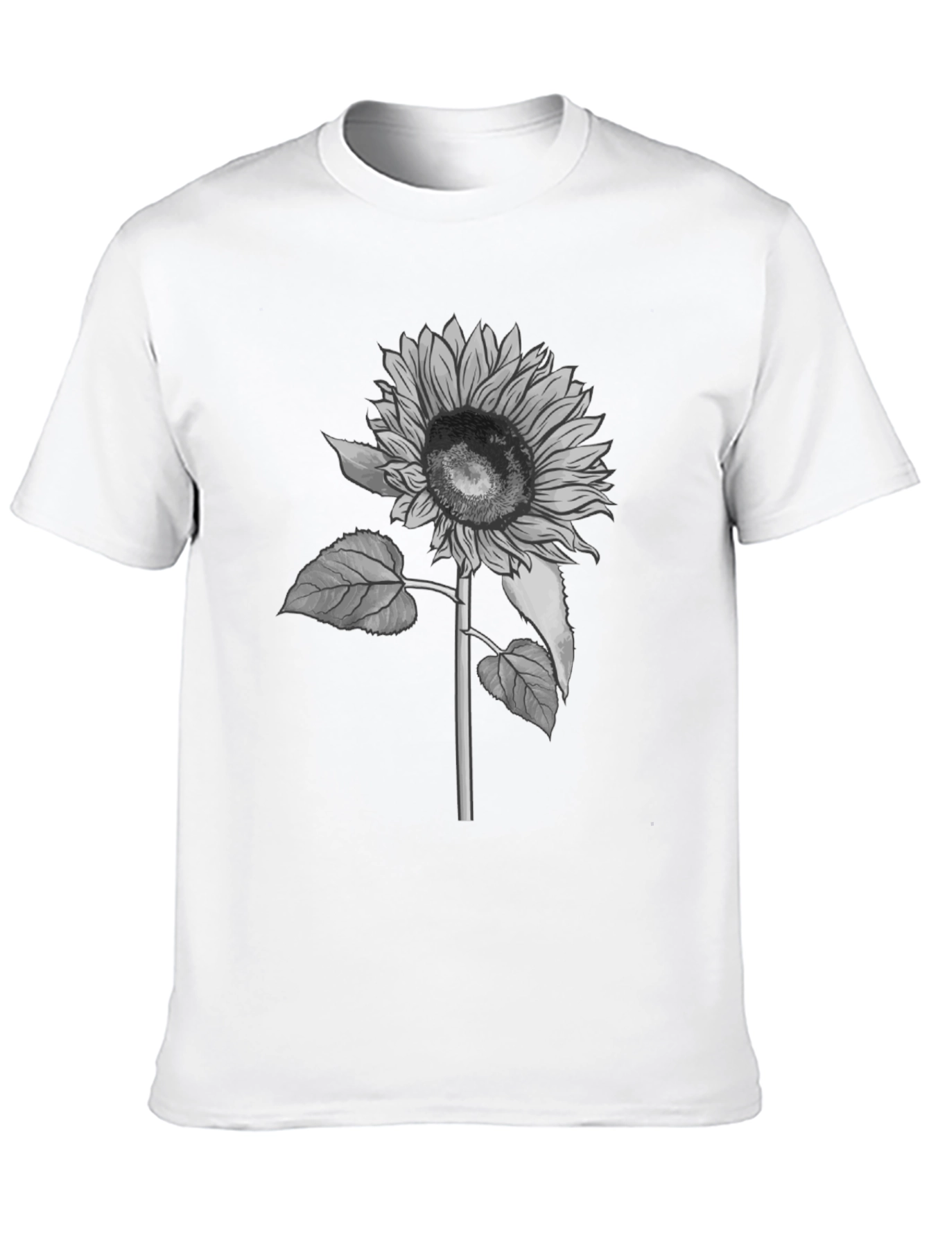 Black Sunflower Graphic T-Shirt - Black Casual Tee view 10