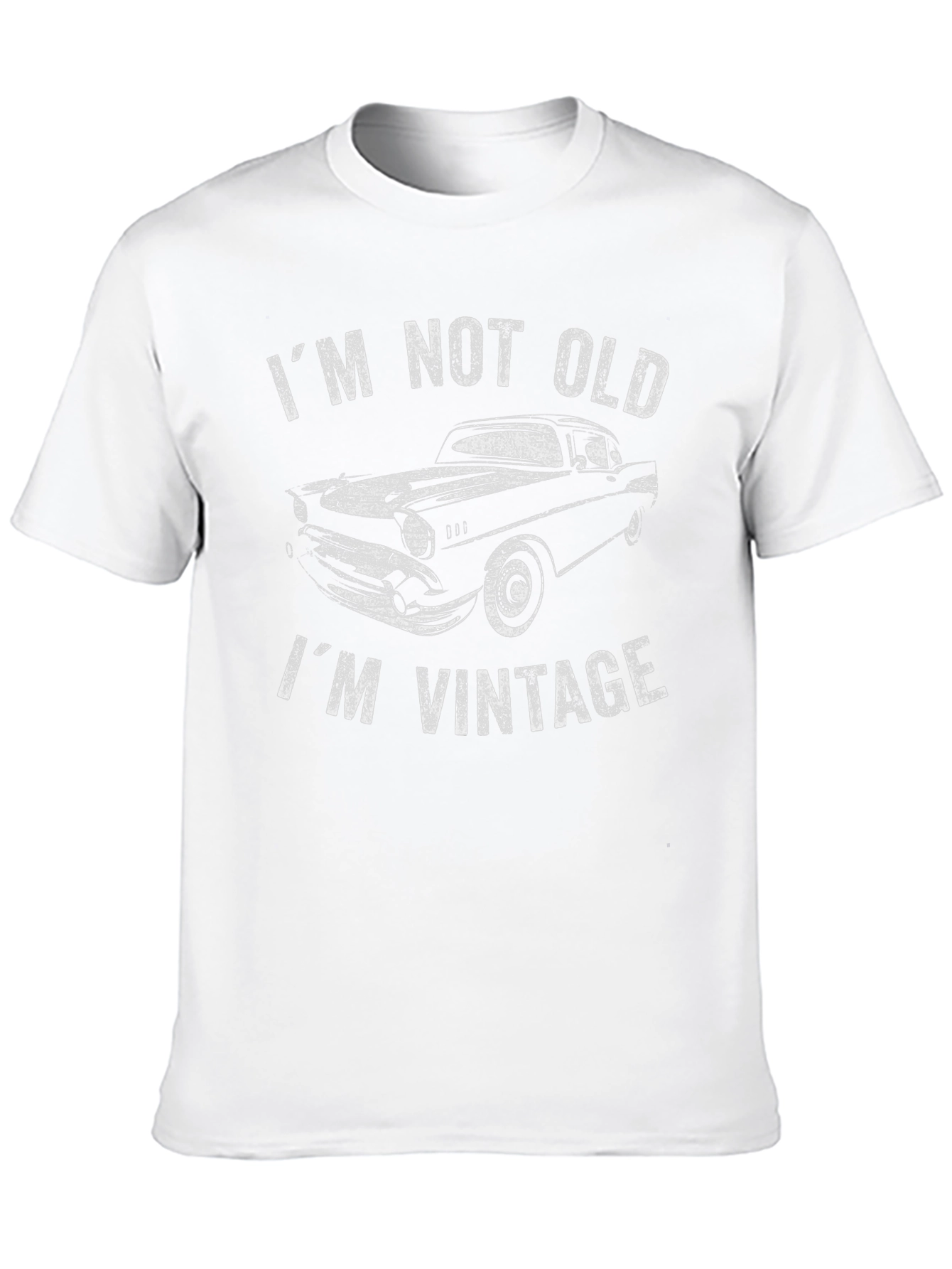Black I'm Not Old I'm Vintage Car Graphic T-Shirt view 10