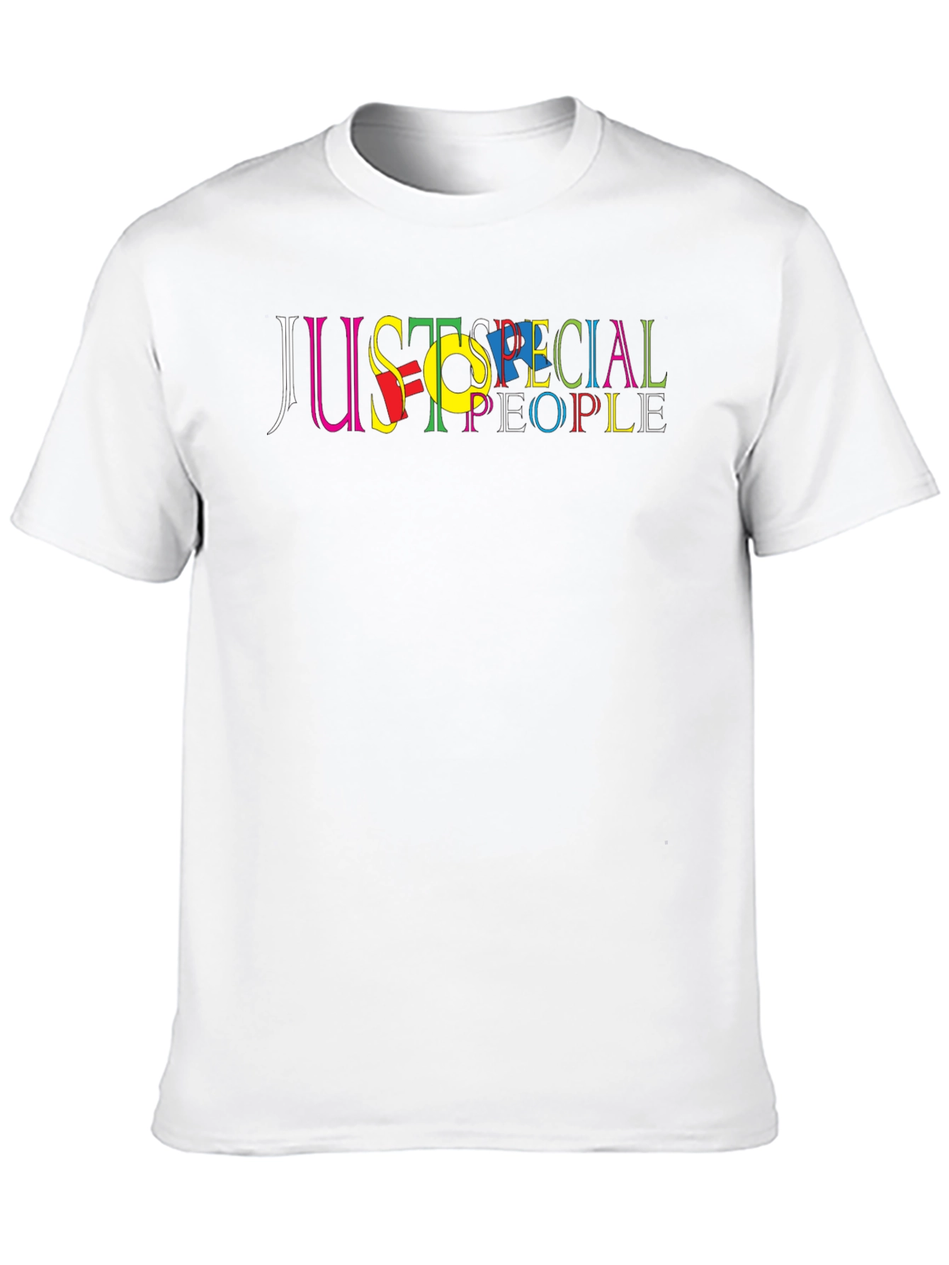 Black Just Special People Graphic Tee - Unisex view 10
