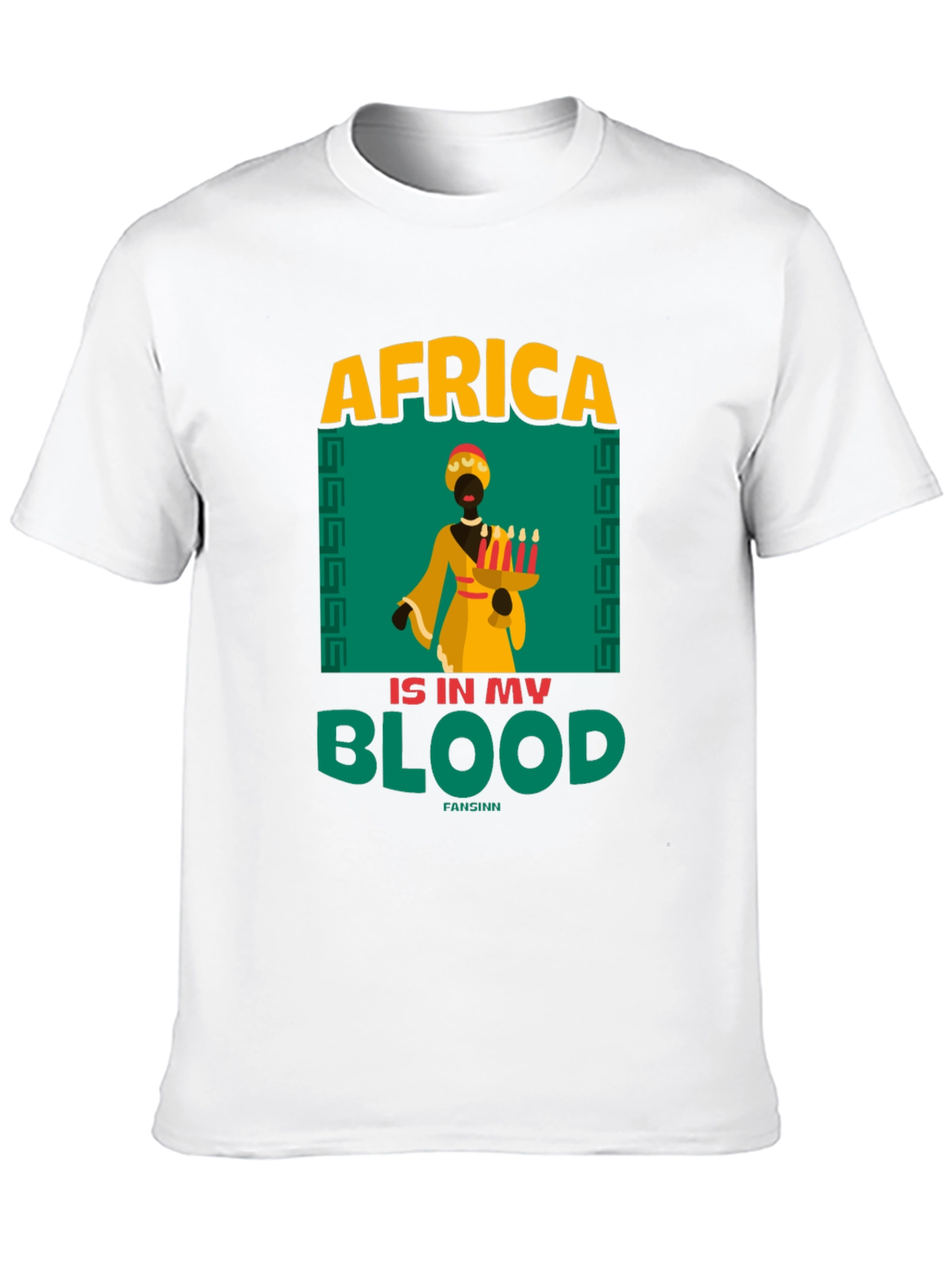 Africa Is In My Blood Graphic T-Shirt - 10