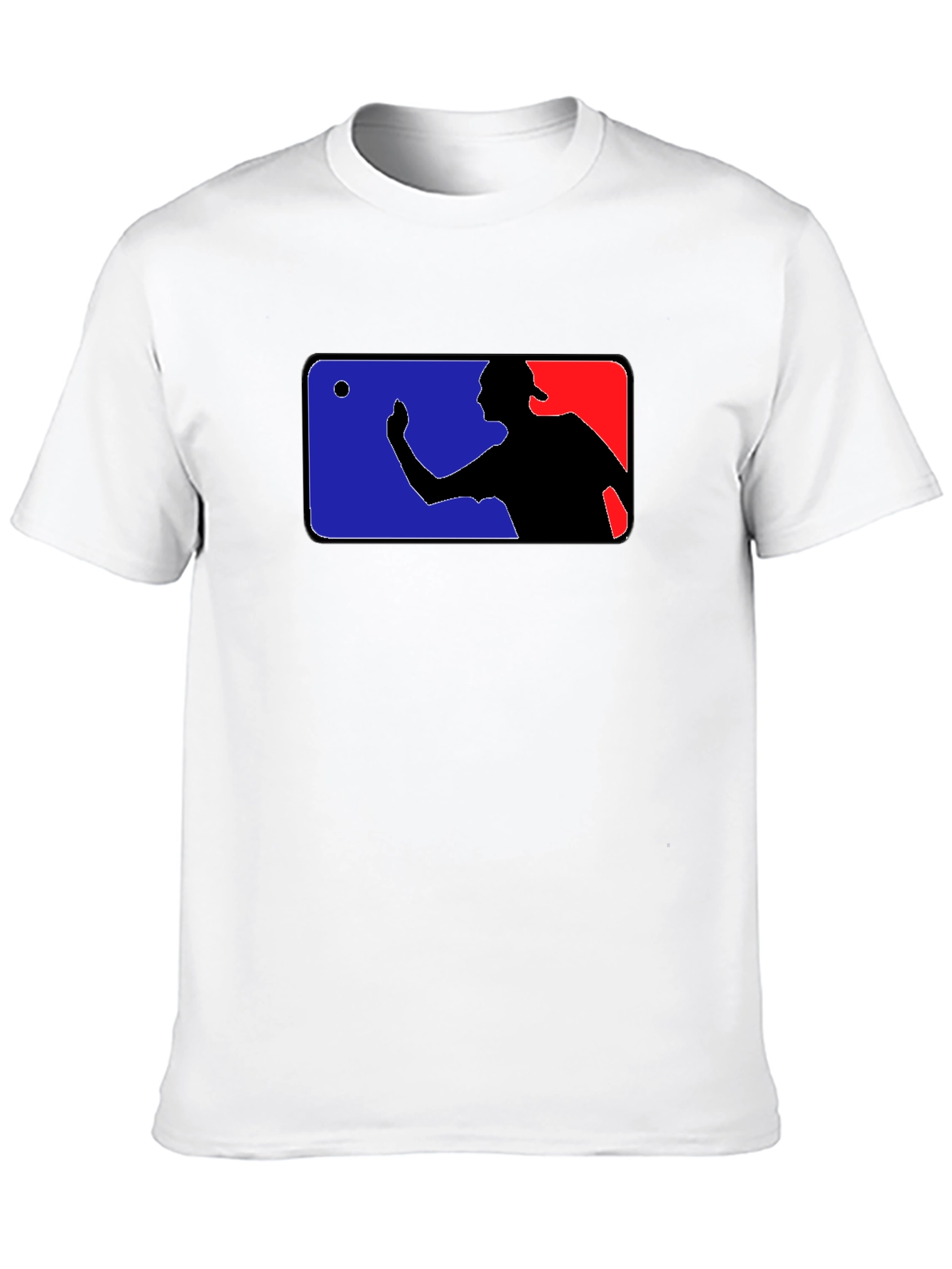 Black Funny Baseball Player T-Shirt - Black view 10