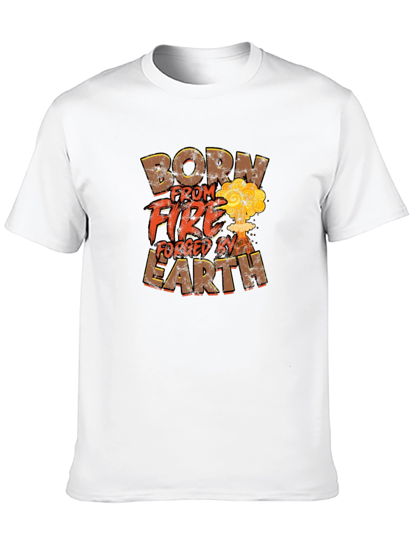 Black Born From Fire Men's Graphic Tee view 10