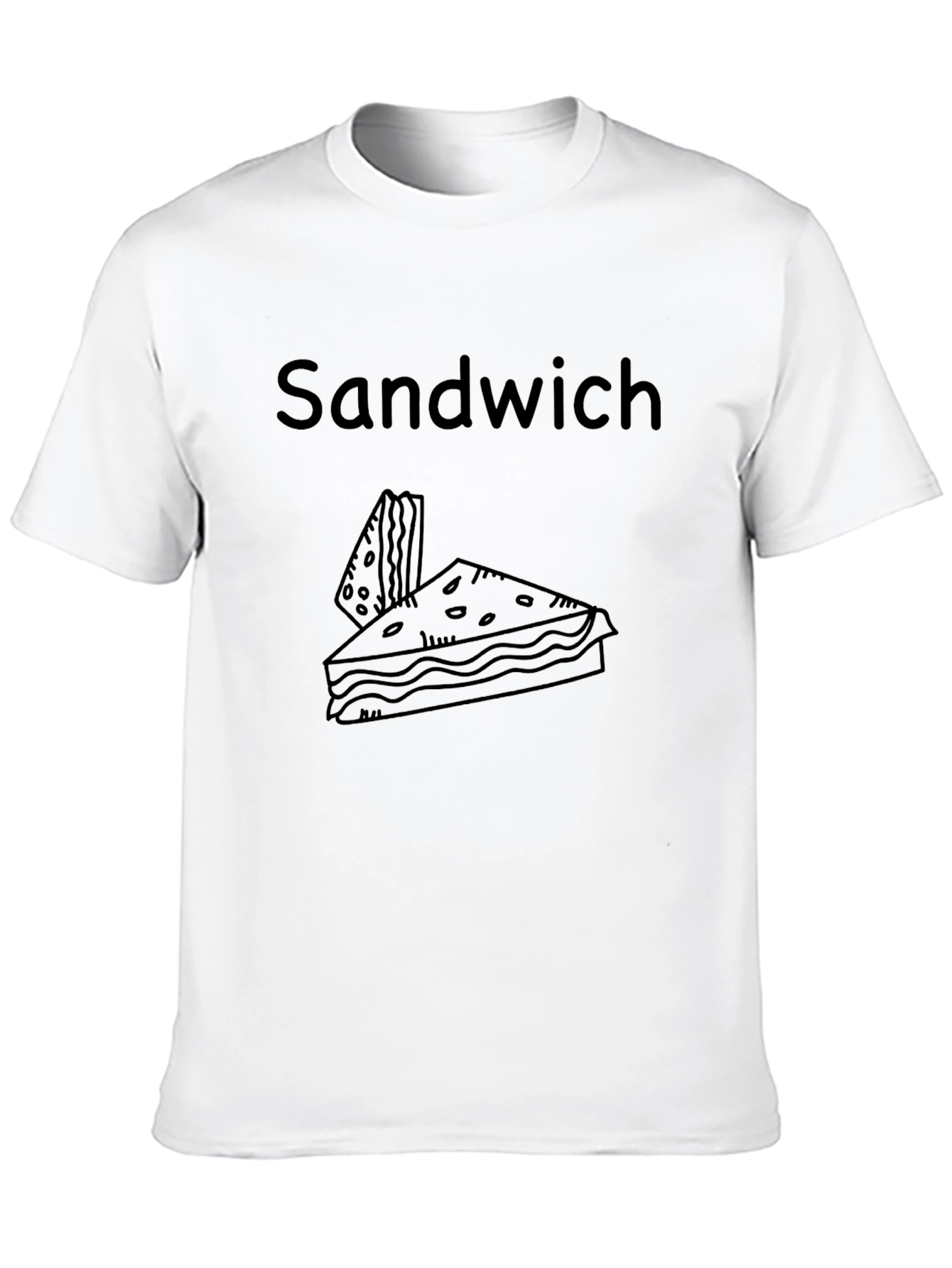 Black Sandwich Graphic Tee - Casual Comfort view 10