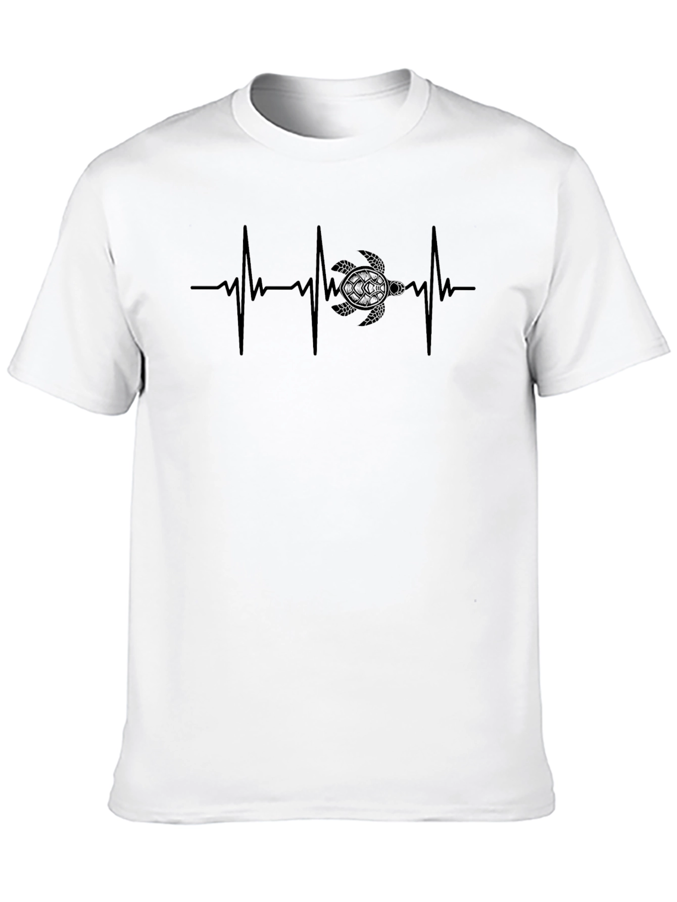 Black Turtle Heartbeat T-Shirt - Sea Life Love! view 10