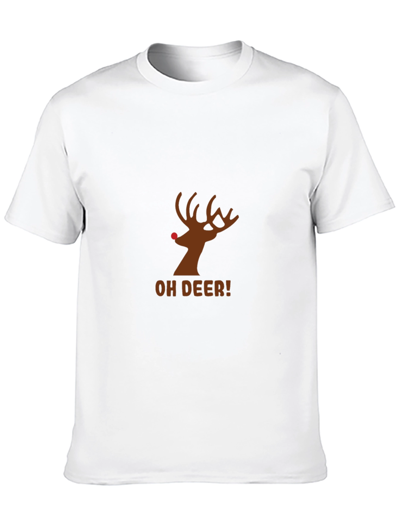 Black Oh Deer! Graphic T-Shirt view 10
