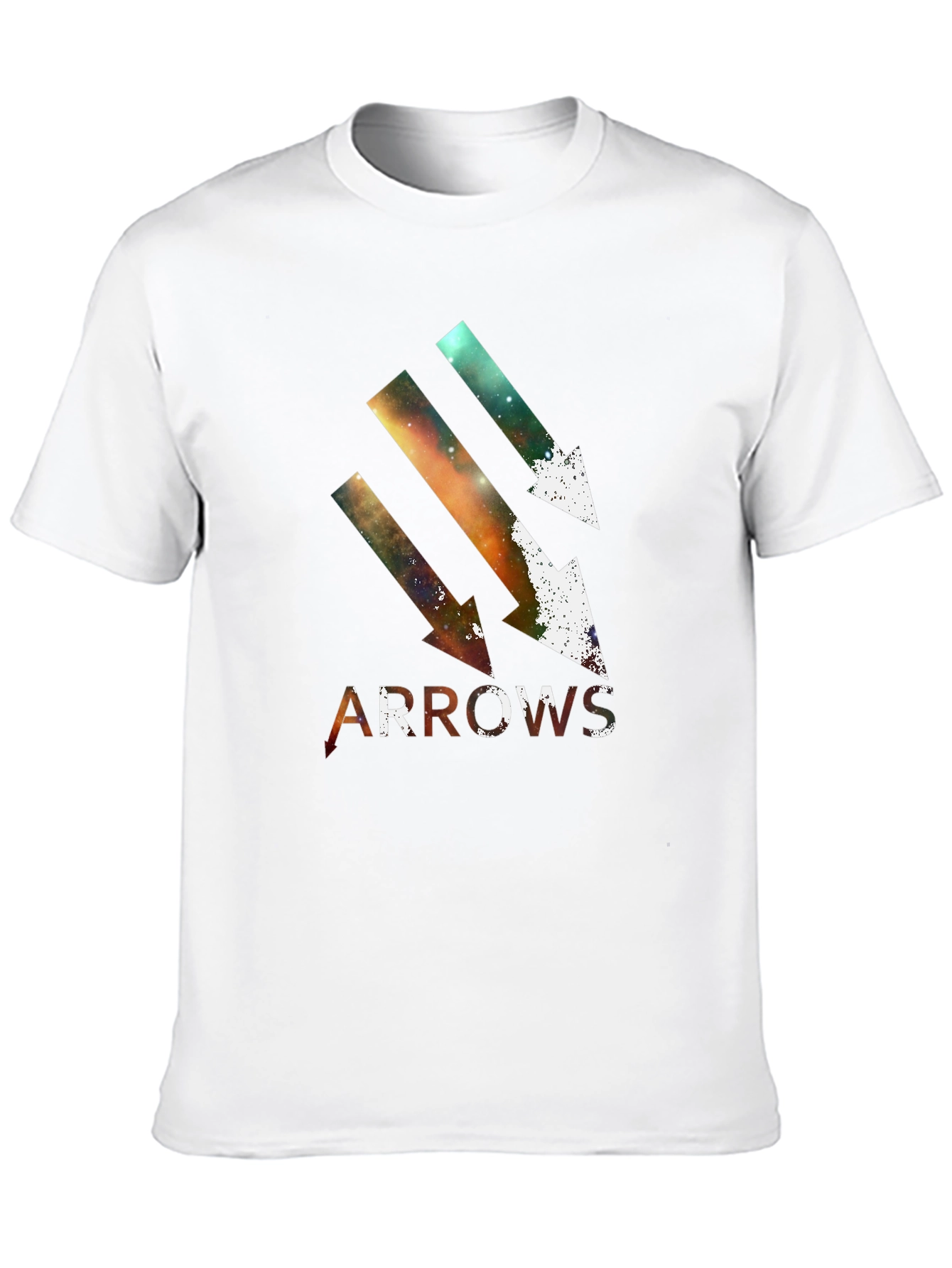 Black Arrows Graphic Print Black T-Shirt view 10