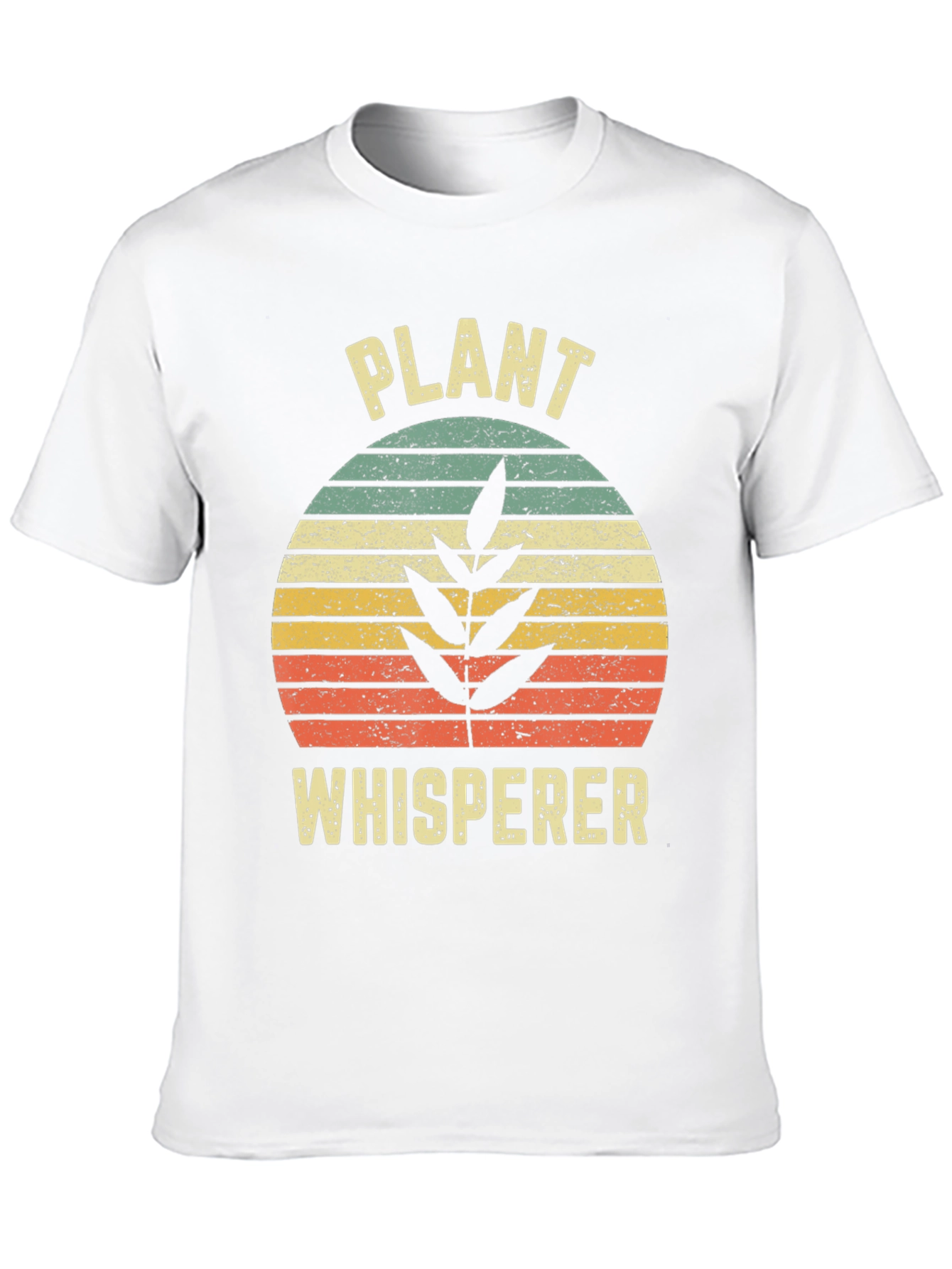 Black Plant Whisperer Retro T-Shirt view 10