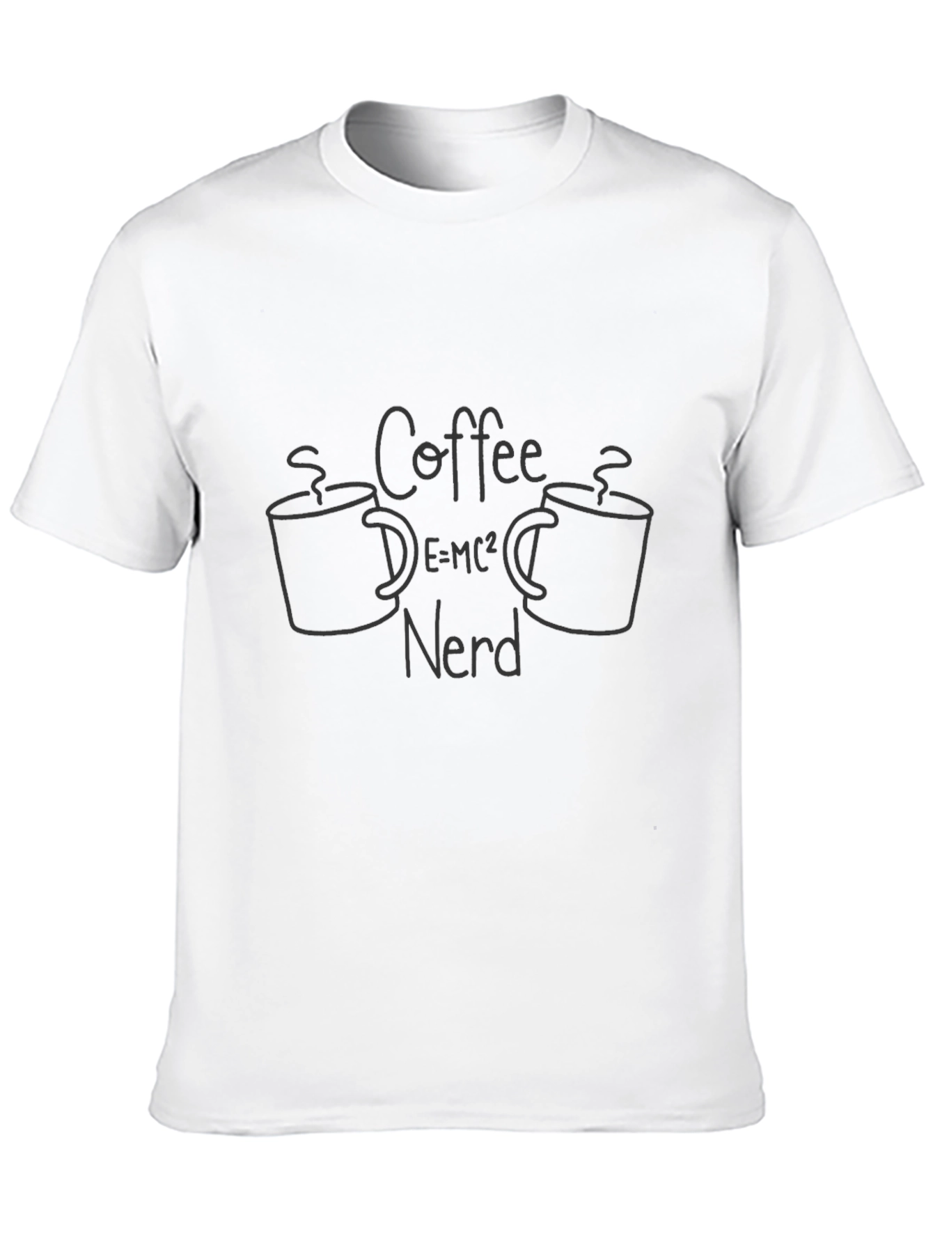 Black Coffee Nerd T-Shirt - Science Inspired Tee view 10
