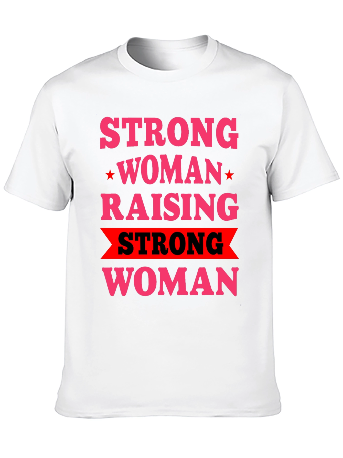 Black Strong Woman Raising Strong Woman Graphic Tee view 10