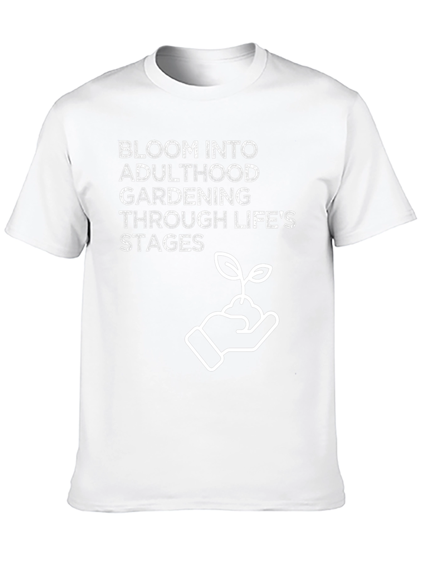 Black Bloom Into Gardening T-Shirt view 10