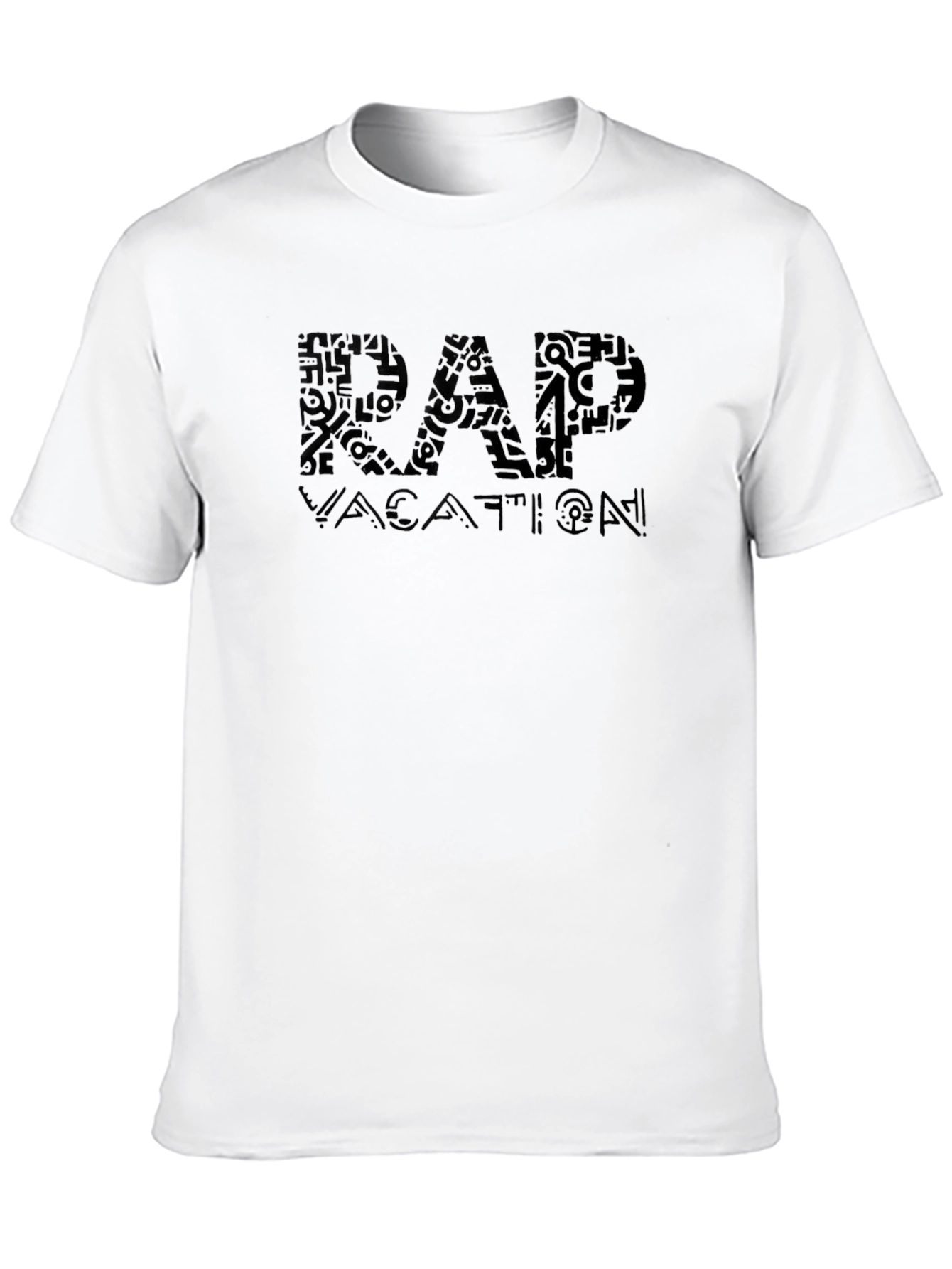 Black RAP Vacation Black Crew Neck T-Shirt view 10