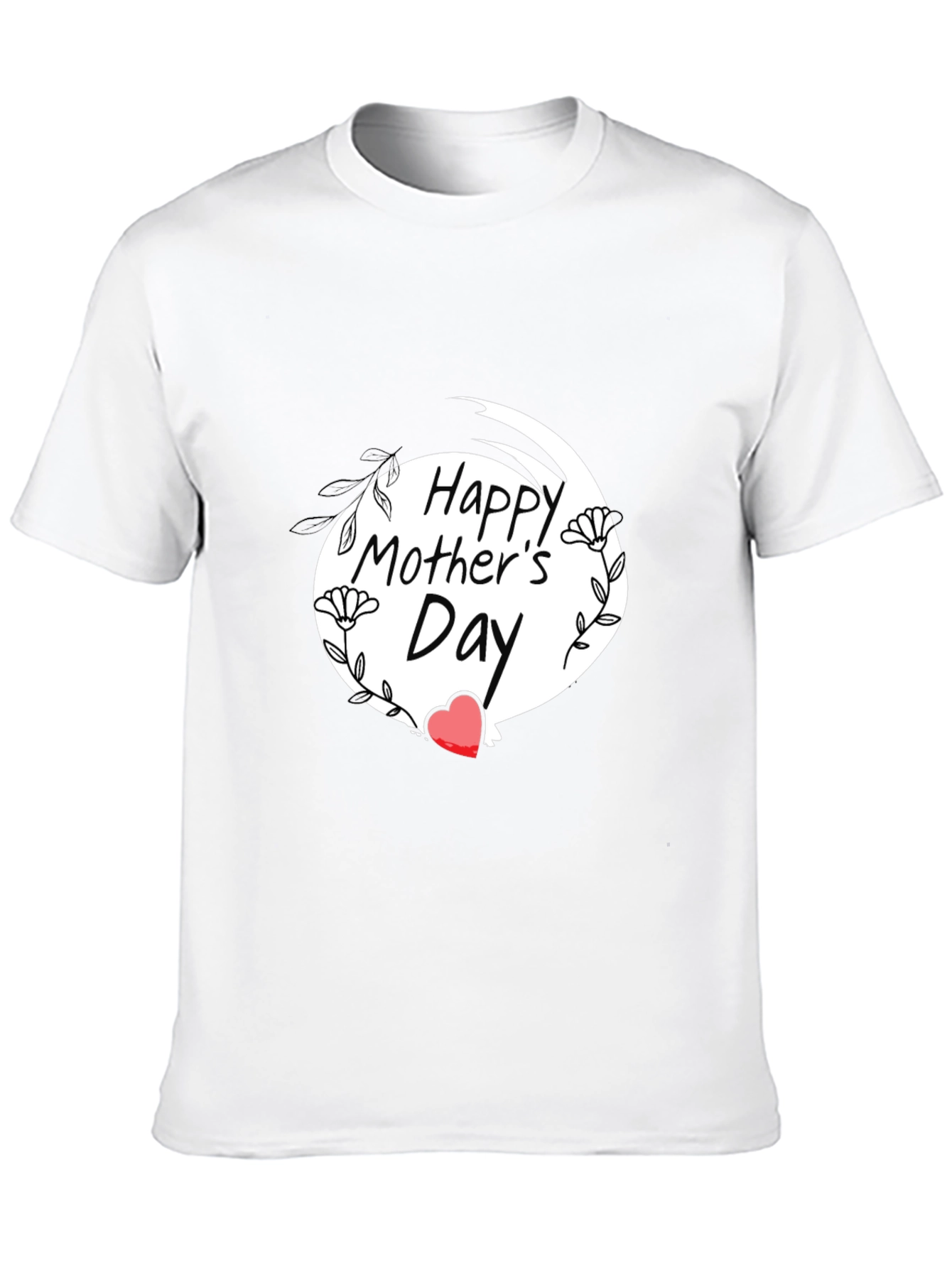 Black Happy Mother's Day Black T-Shirt view 10