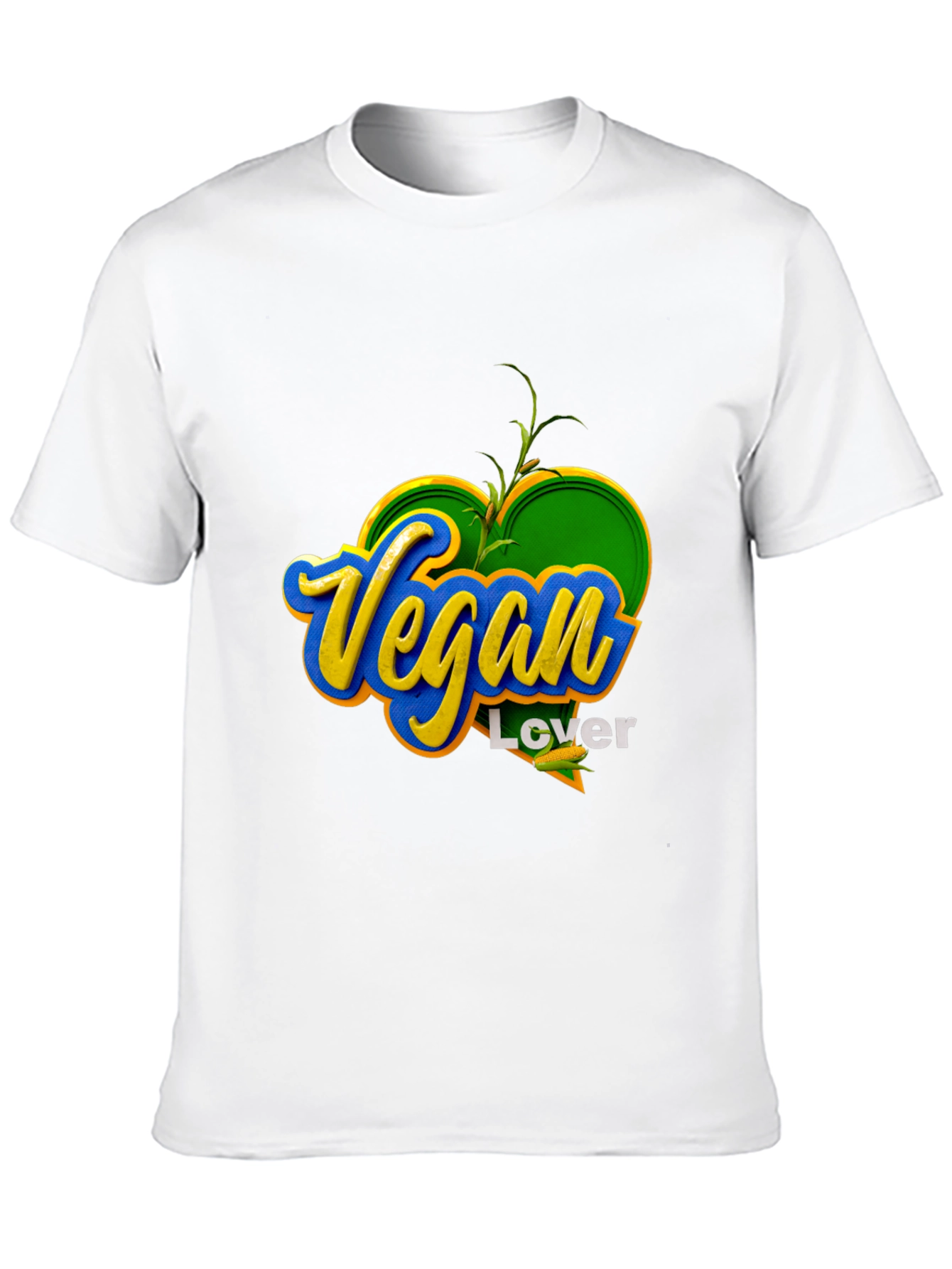 Black Vegan Lover T-Shirt view 10