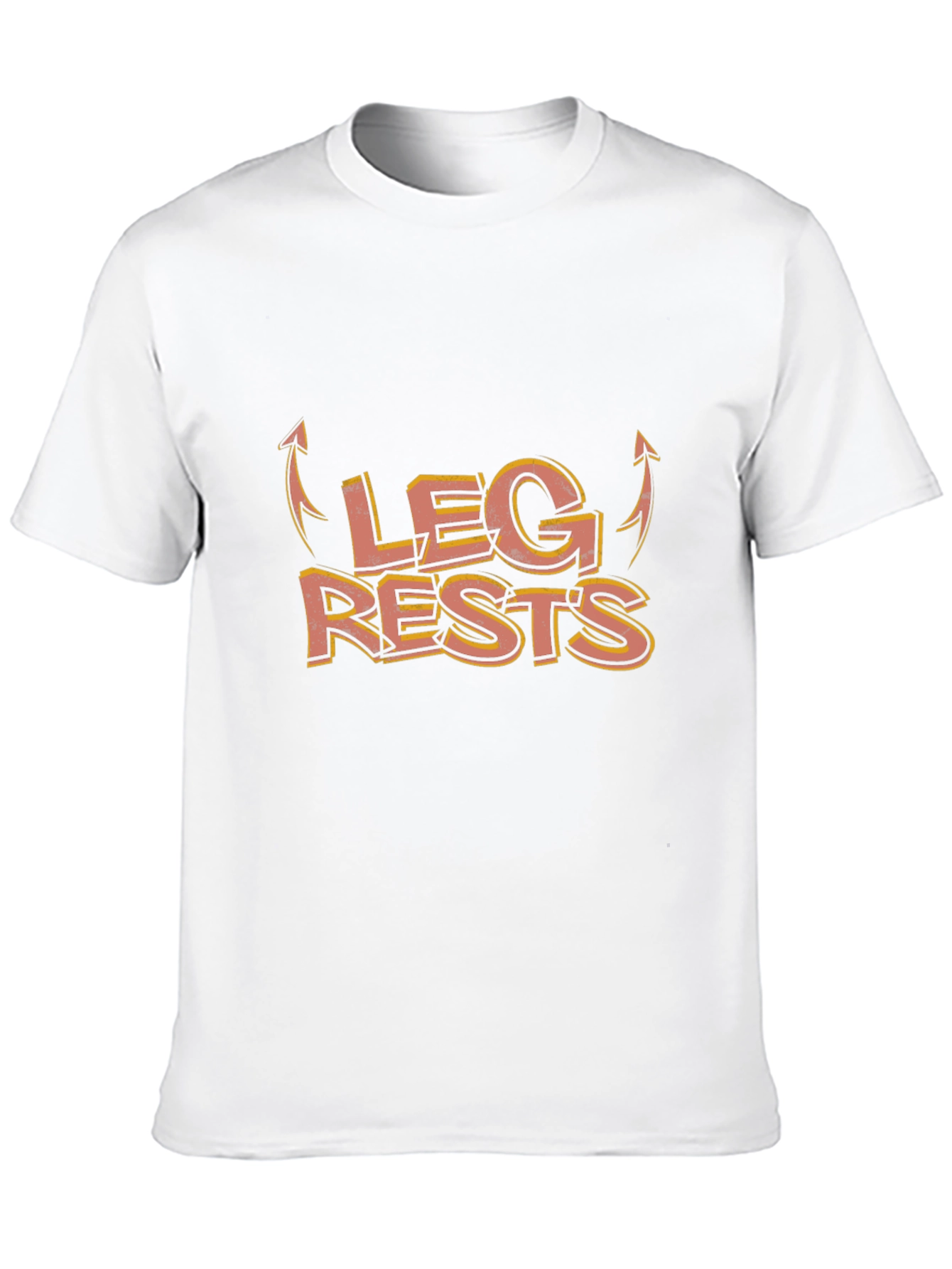 Black Leg Rests Graphic Tee - Funny Humor T-Shirt view 10