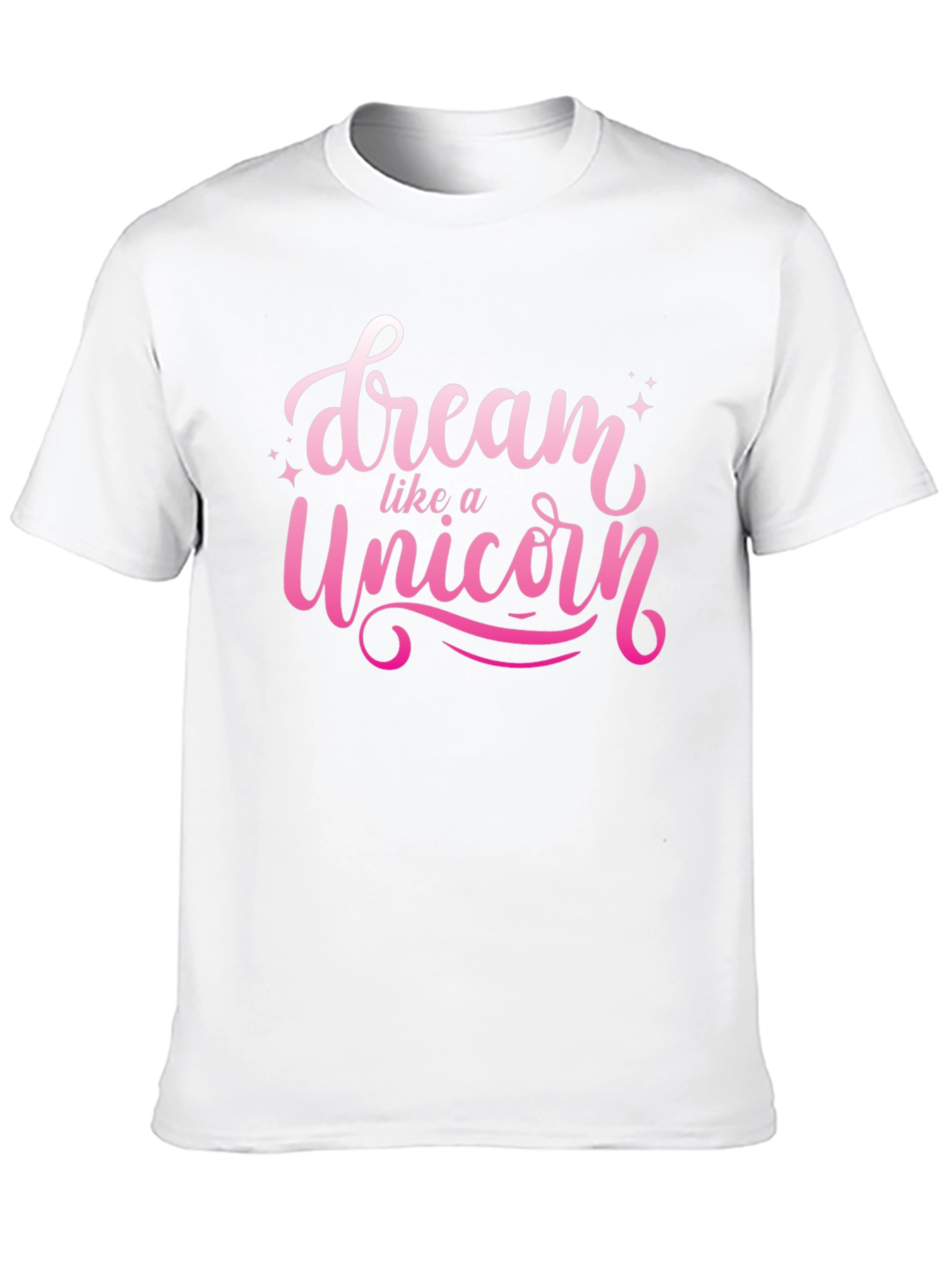 Black Dream Like a Unicorn Black T-Shirt view 10