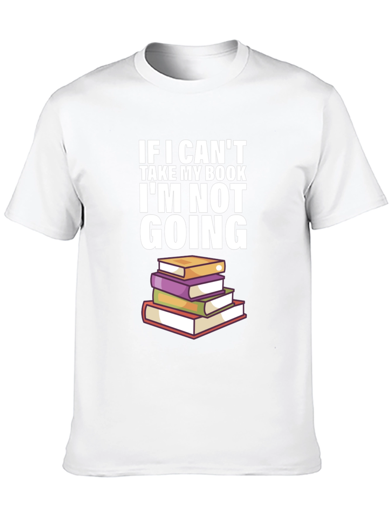 Black Book Lover T-Shirt - If I Can't Take My Book! view 10
