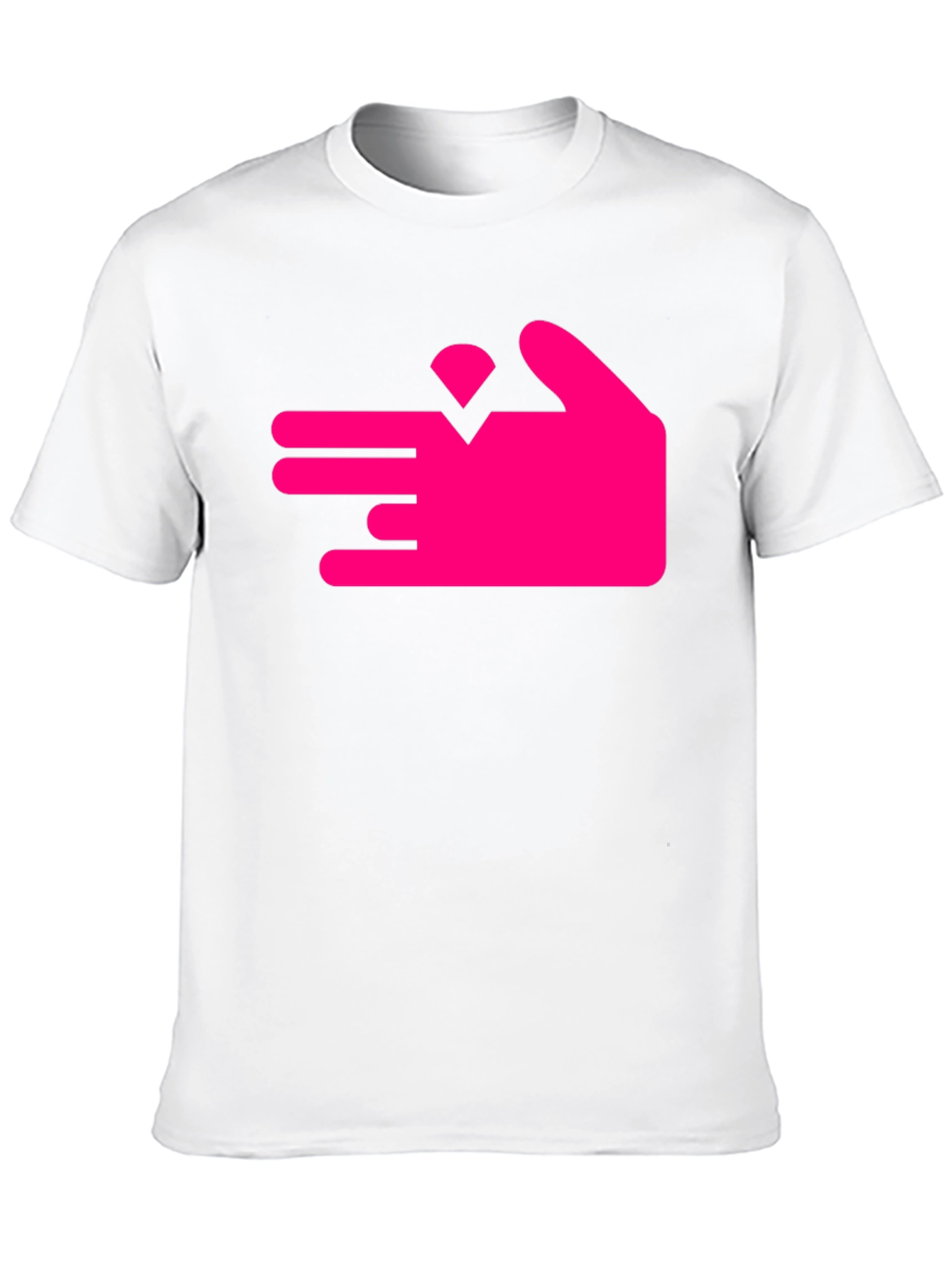 Abstract Hand Diamond Graphic Tee - Bold Design, Modern Style - 10