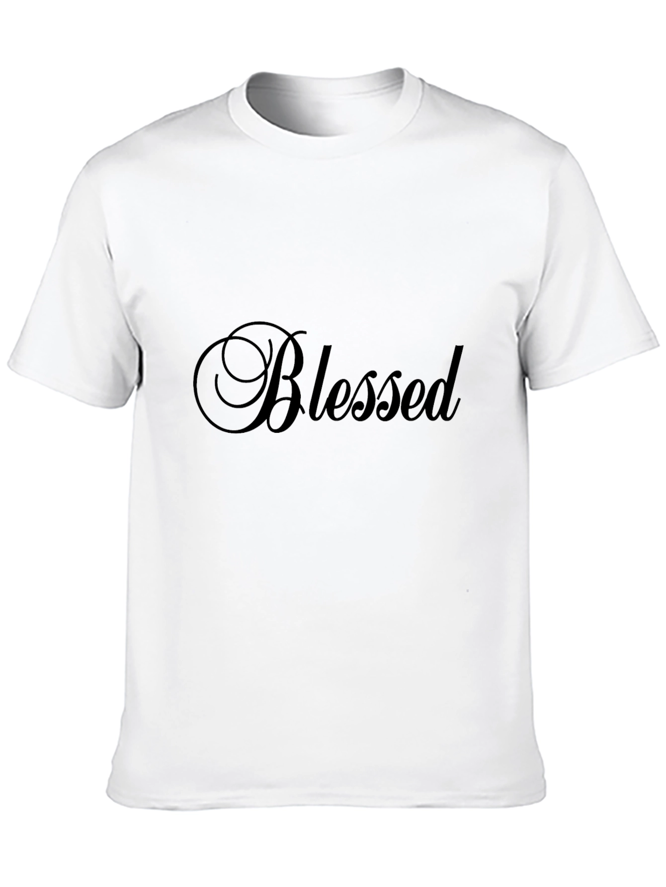 Black Blessed Black T-Shirt - Casual Style view 10