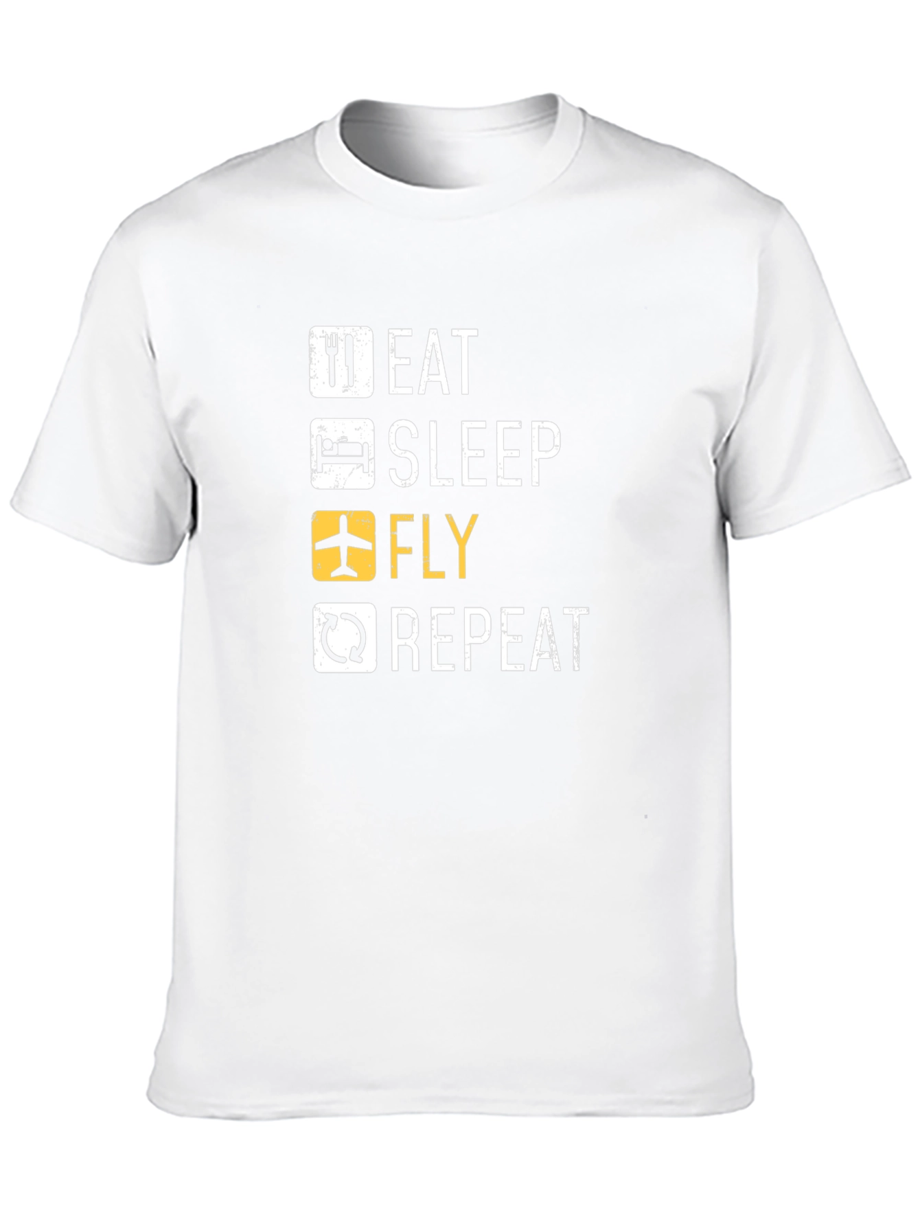 Eat Sleep Fly Repeat Pilot T-Shirt - 10