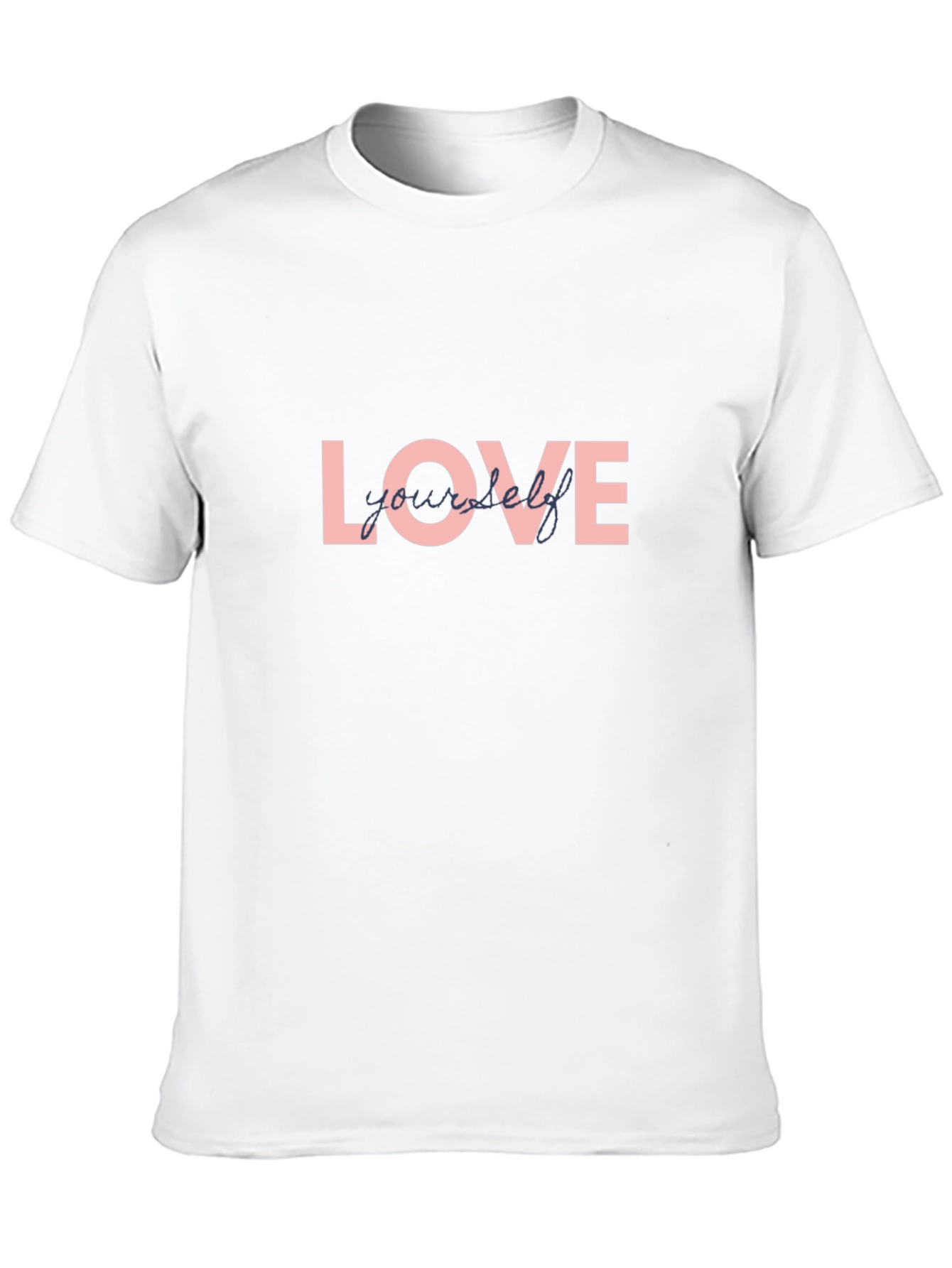 Black Love Yourself Black Graphic Tee view 10