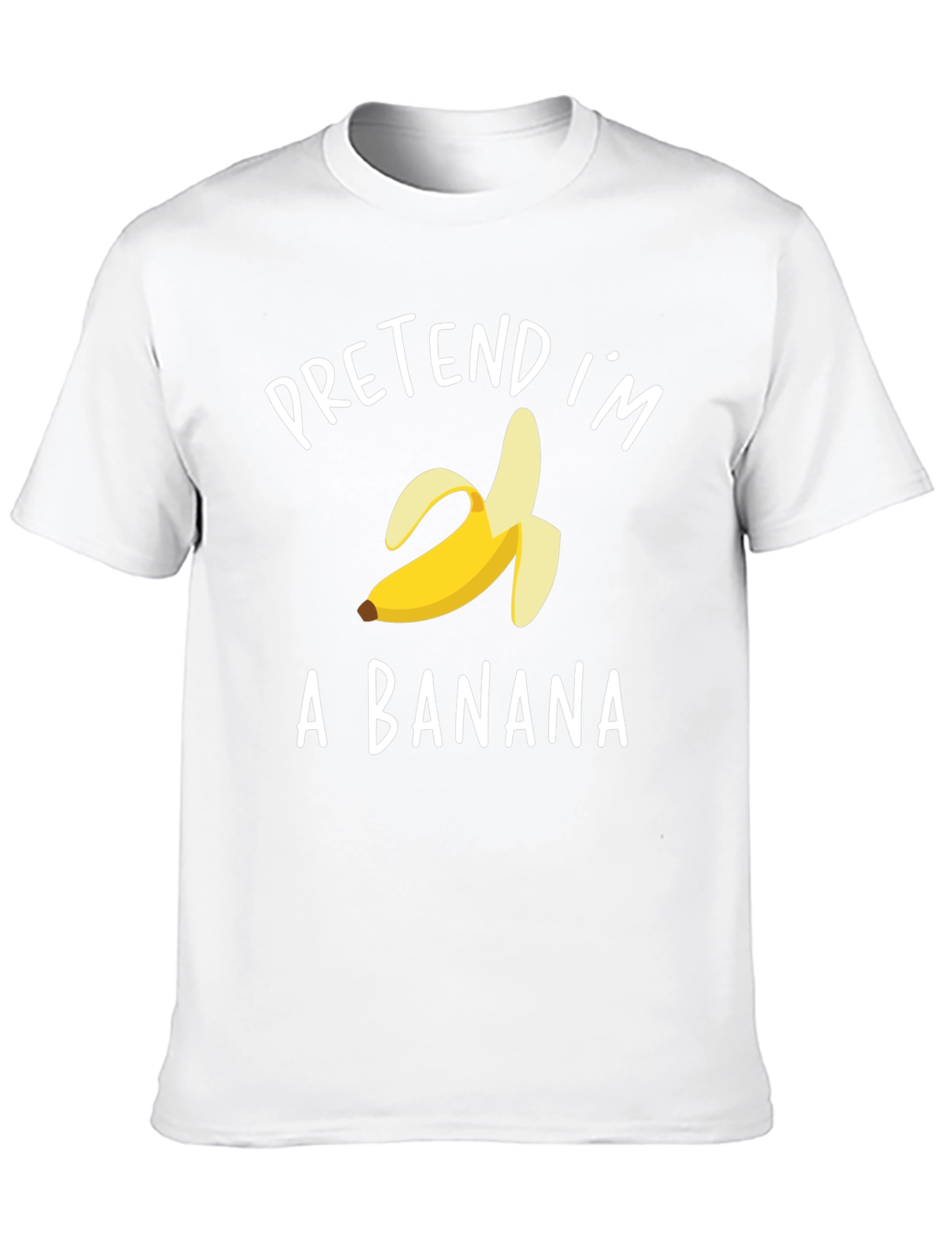 Black Pretend I'm a Banana Graphic T-Shirt view 10
