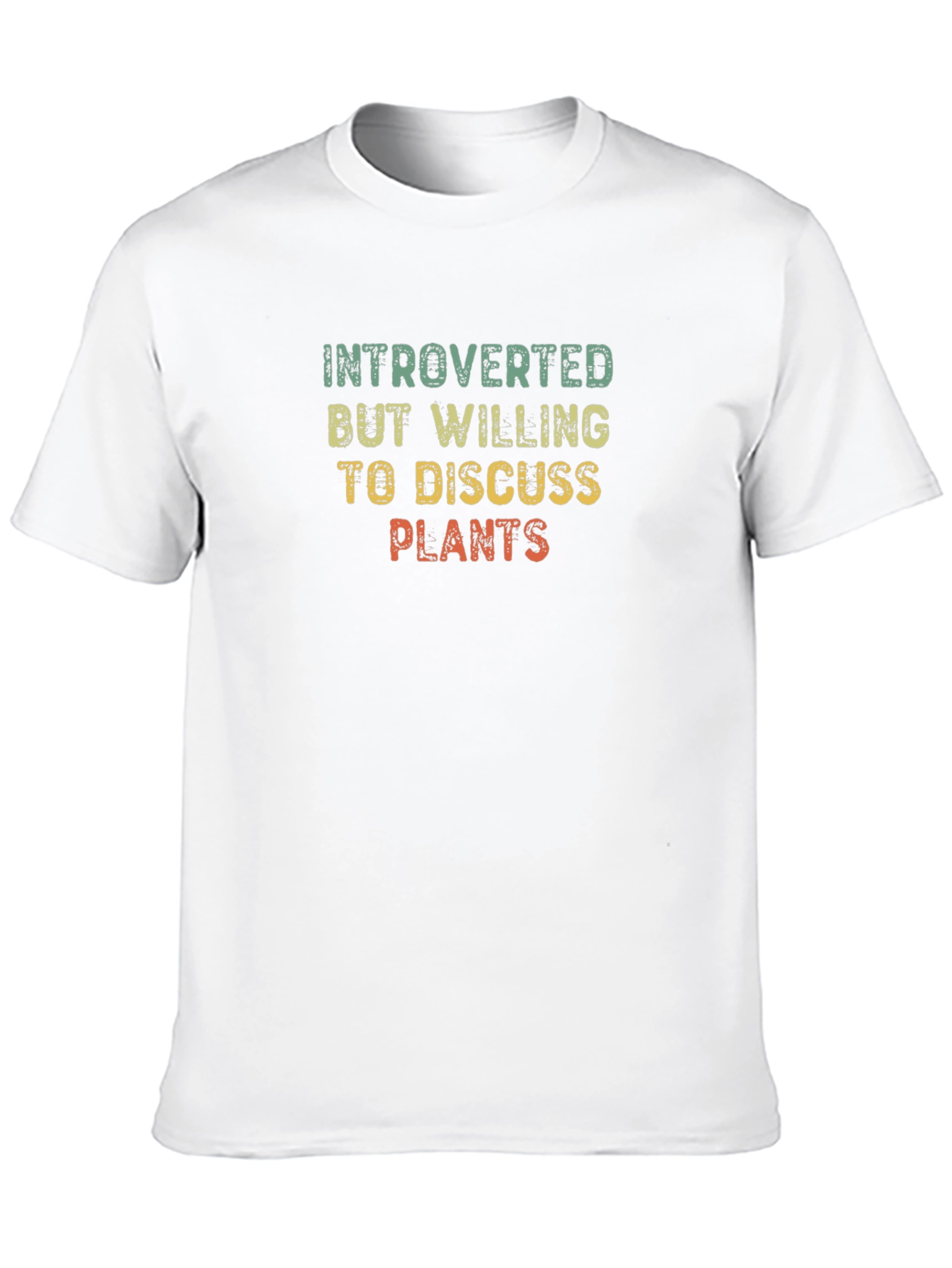 Black Introverted Plant Lover T-Shirt view 10