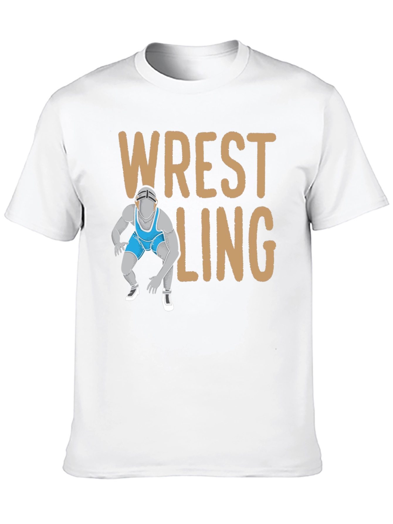 Black Wrestling Graphic T-Shirt view 10