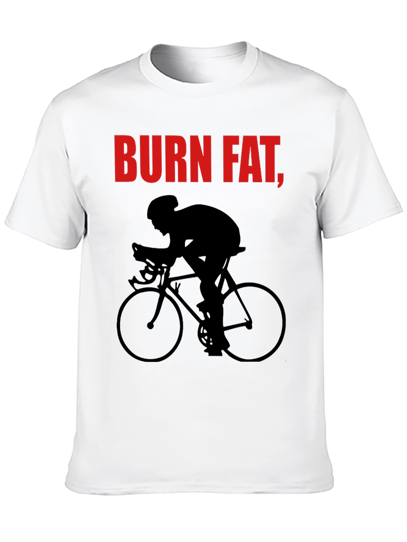 Black Burn Fat, Cycle T-Shirt - Black view 10