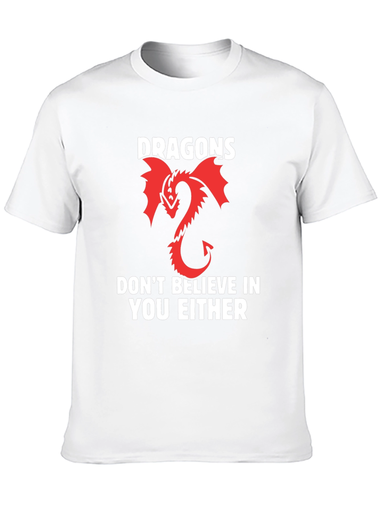 Black Dragons Don't Believe T-Shirt view 10