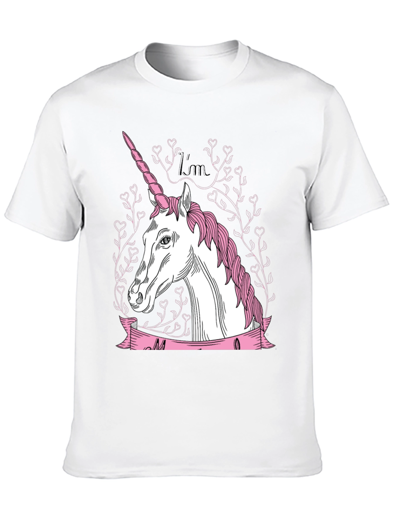 Black Unicorn Graphic T-Shirt - Black Cotton Tee view 10