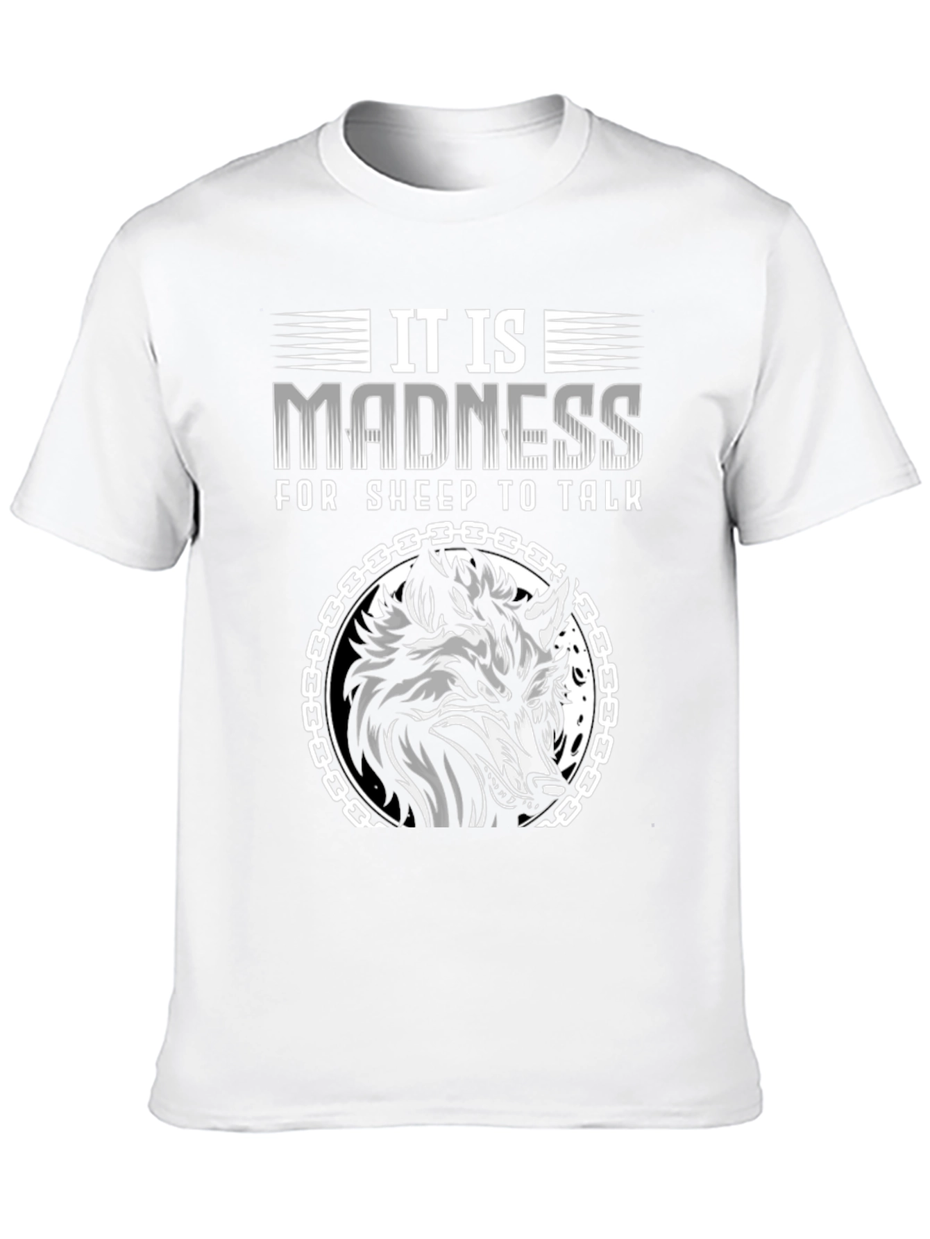 Black Wolf Madness Graphic Tee -  Unique Design view 10
