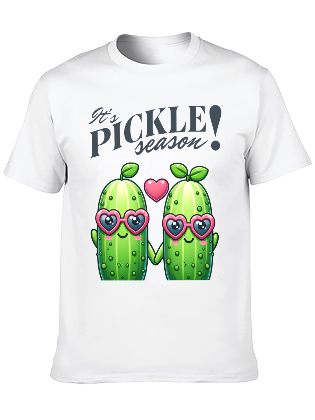 Black Pickle Season T-Shirt - Funny Cute Pickle Lover Tee view 10