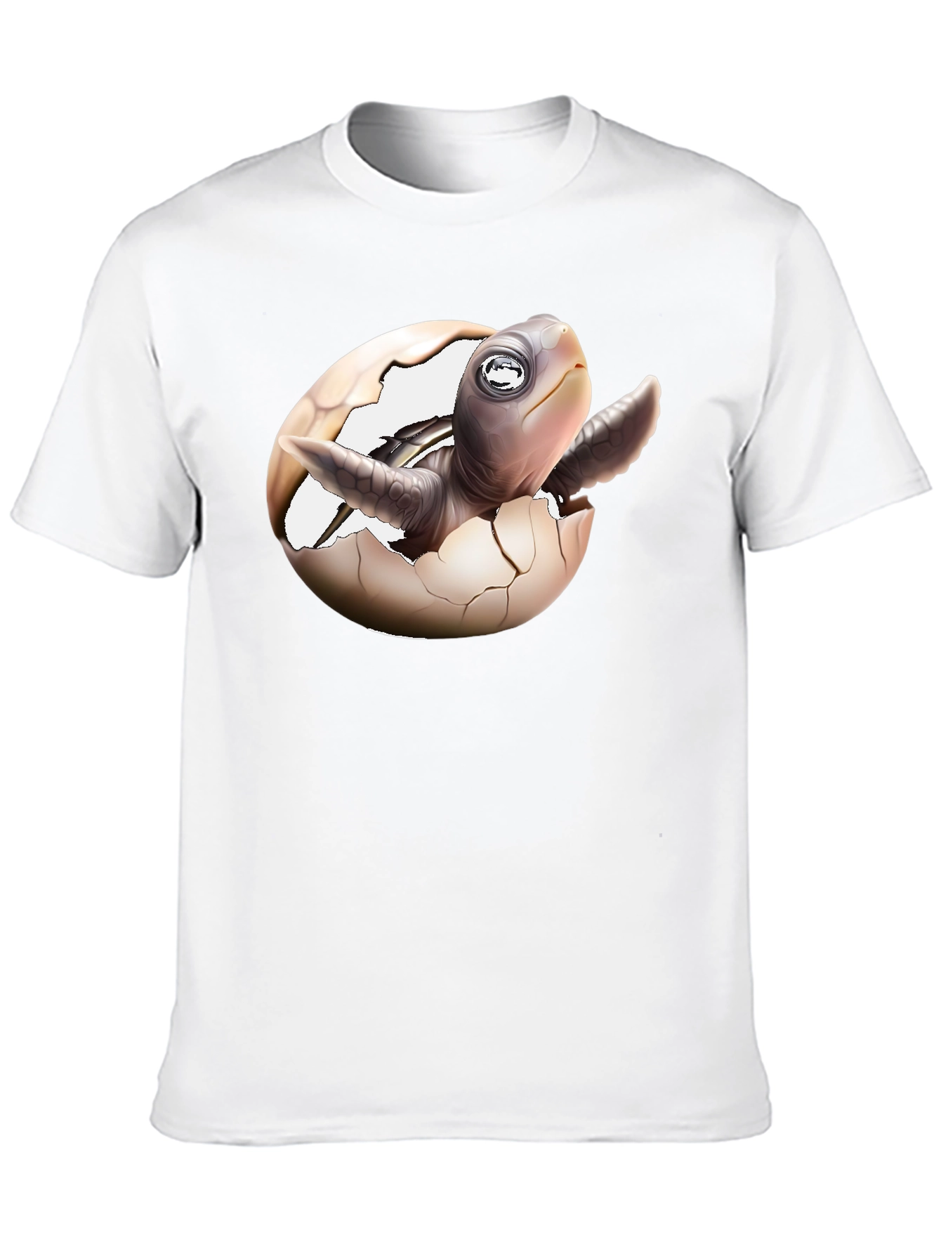 Black Turtle Hatchling T-Shirt - New Life Design view 10
