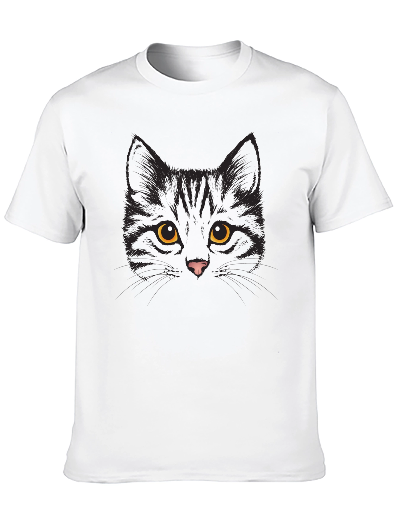 Black Black Cat Graphic T-Shirt - Unisex Cotton Tee view 10