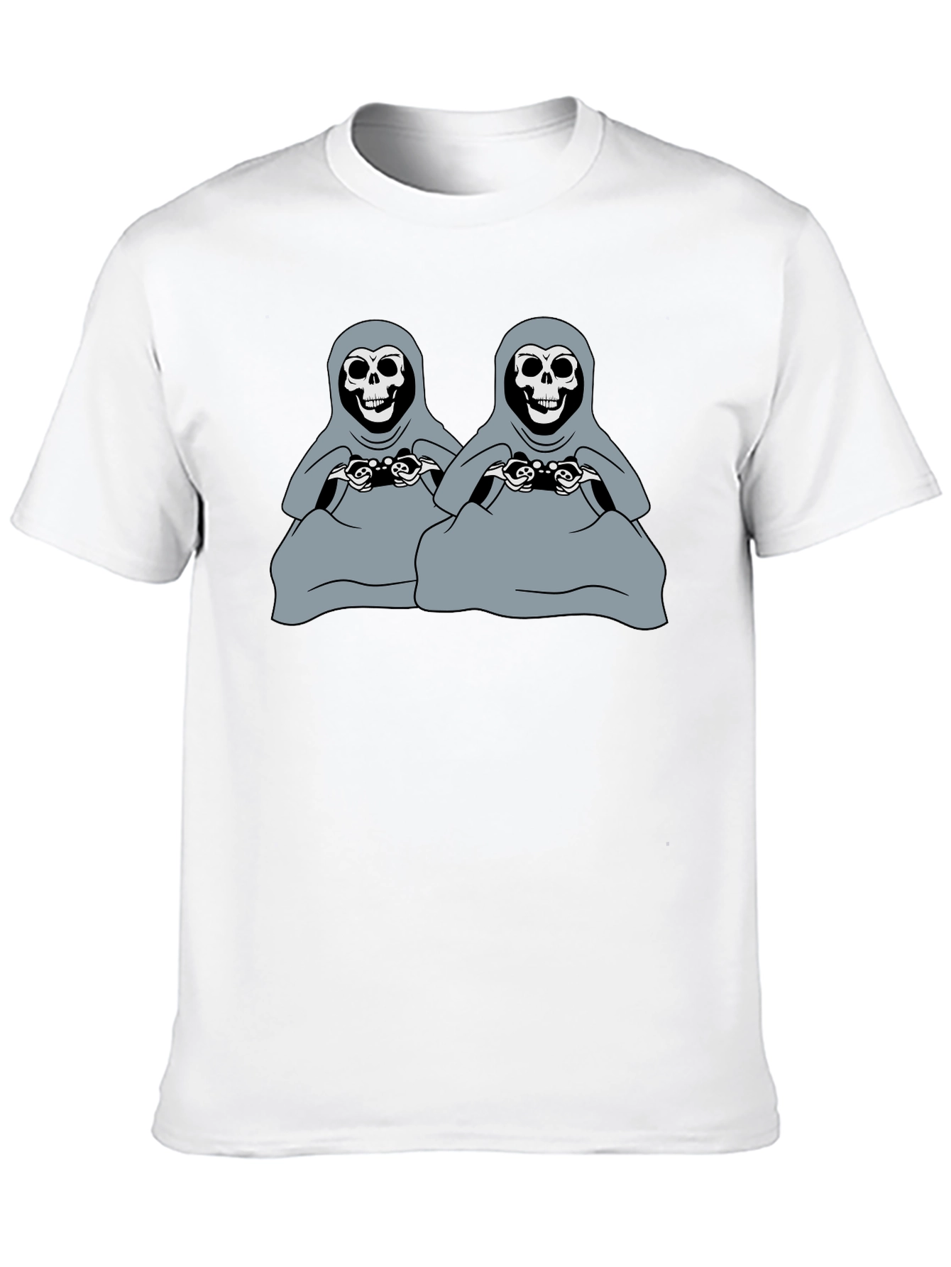 Black Gamer Grim Reapers Black T-Shirt view 10
