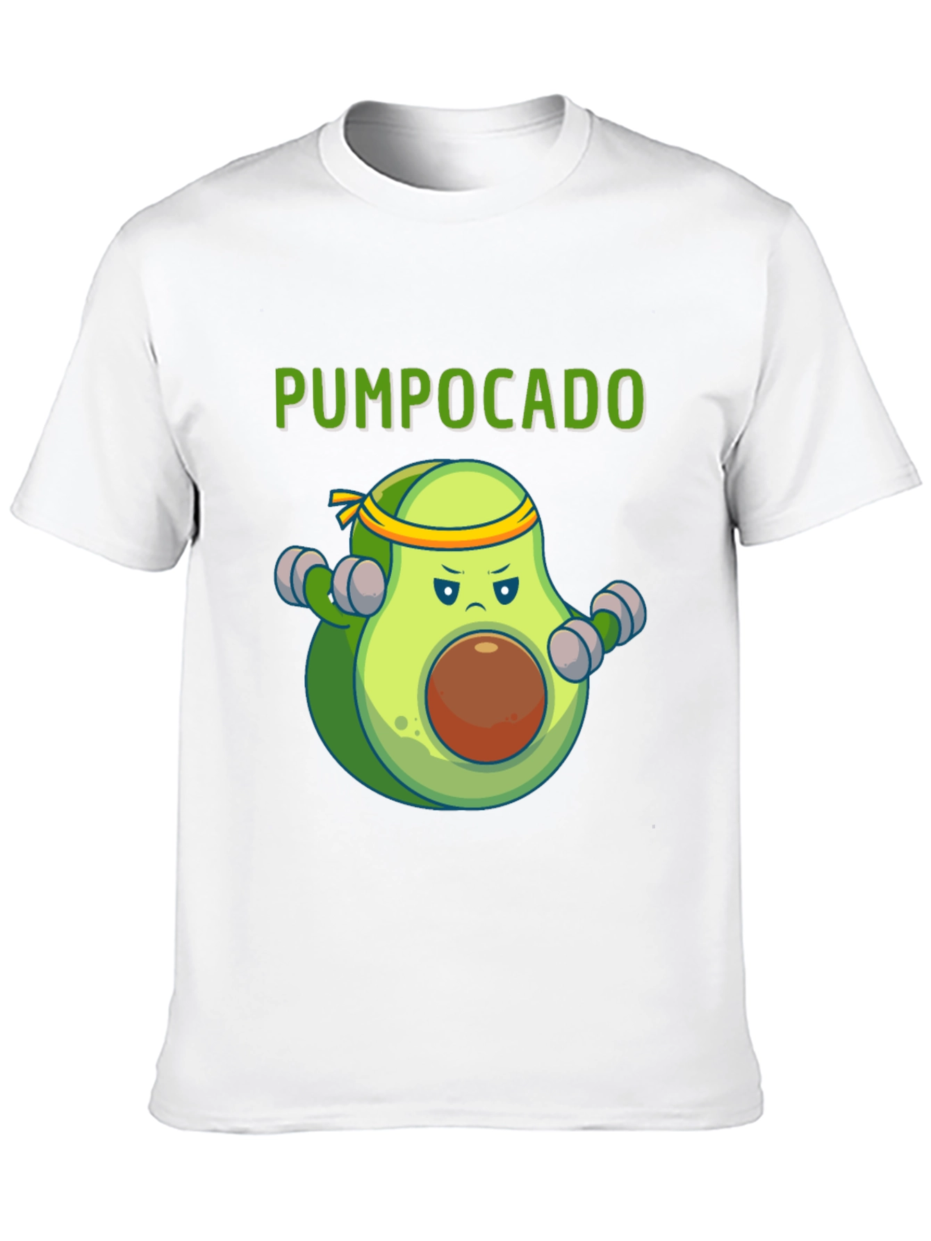 Black Pumpocado Gym Humor Tee - Black view 10