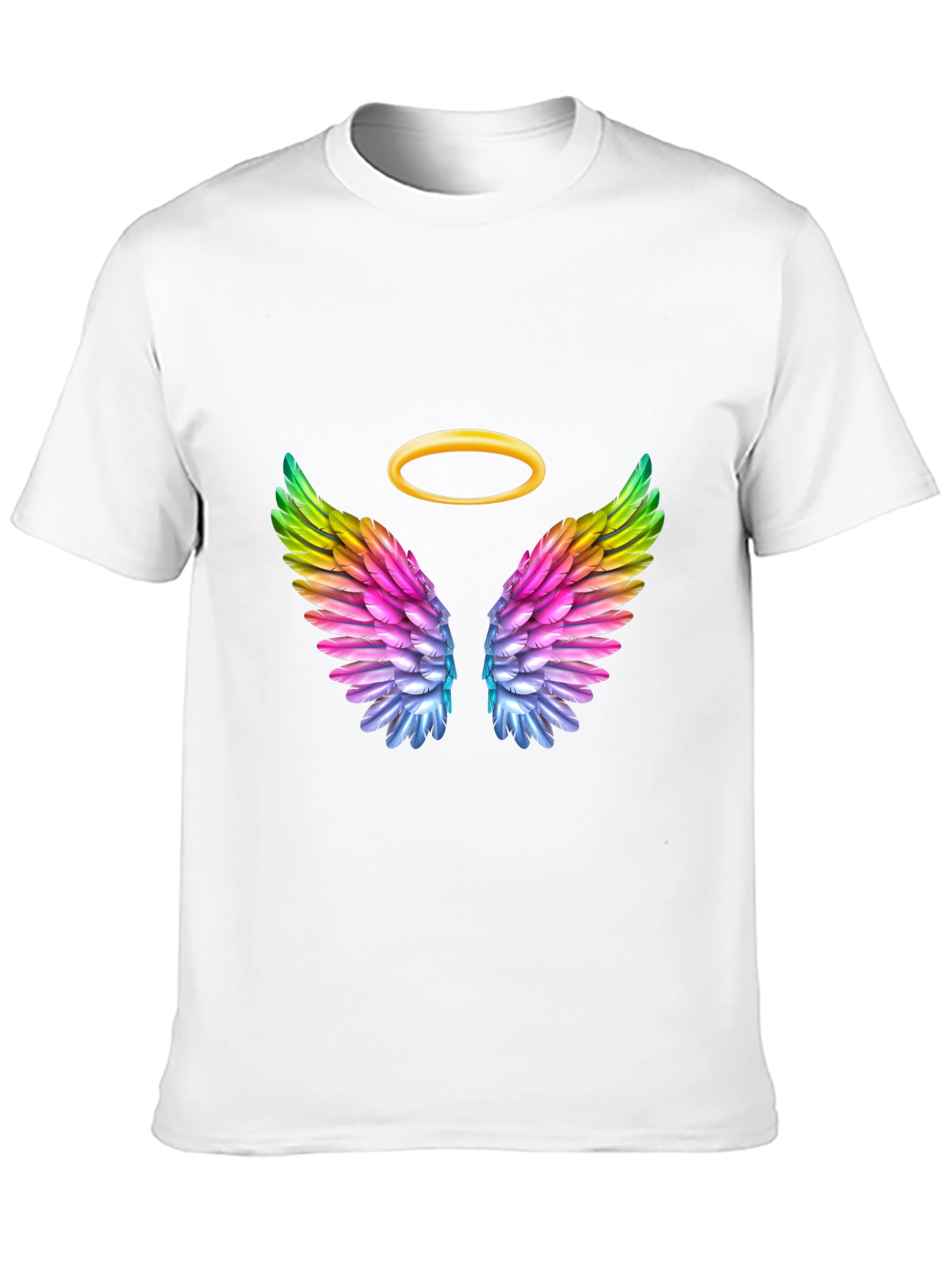 Black Angel Wings Graphic Tee view 10