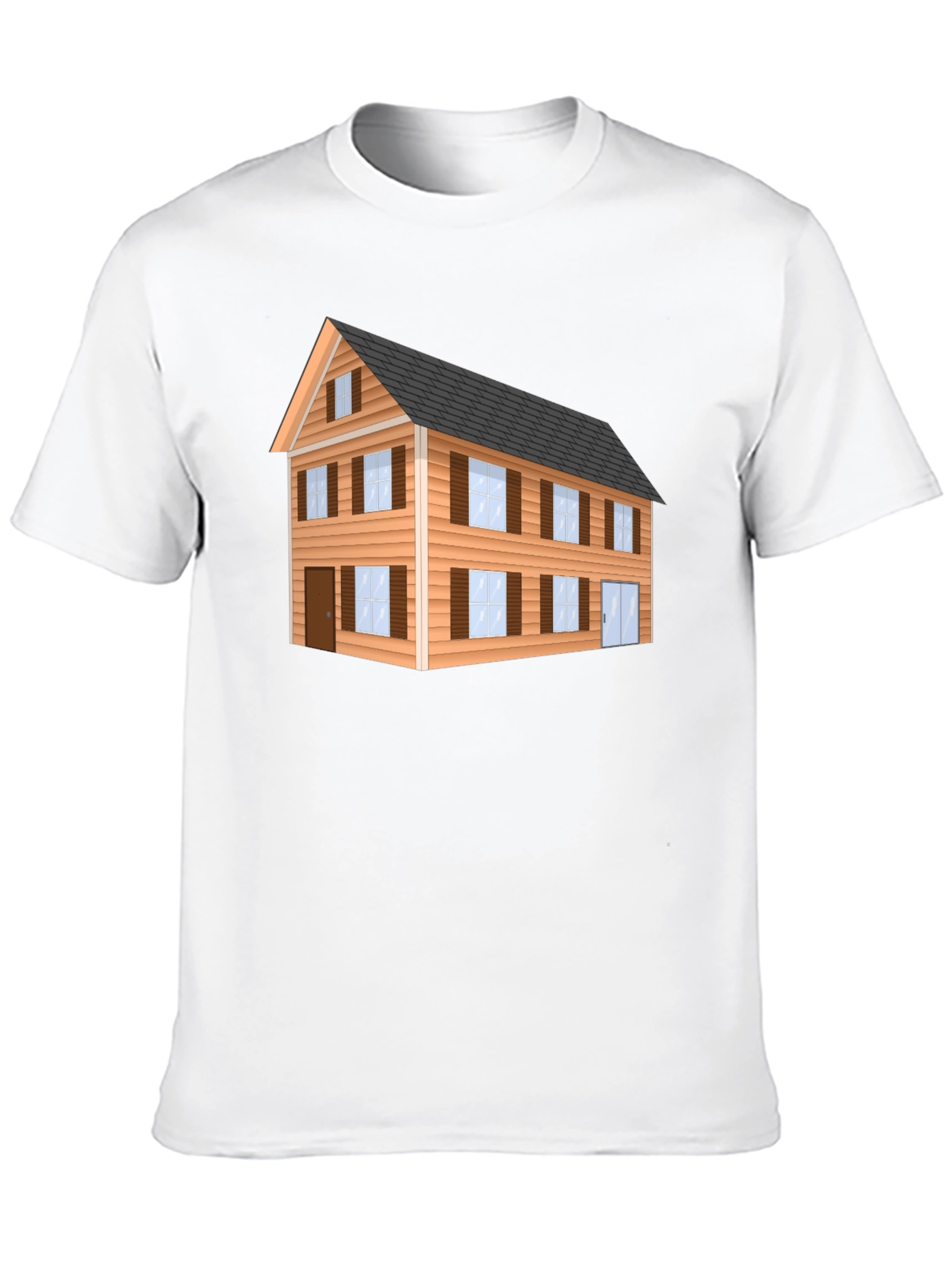 Black House Graphic Black T-Shirt view 10