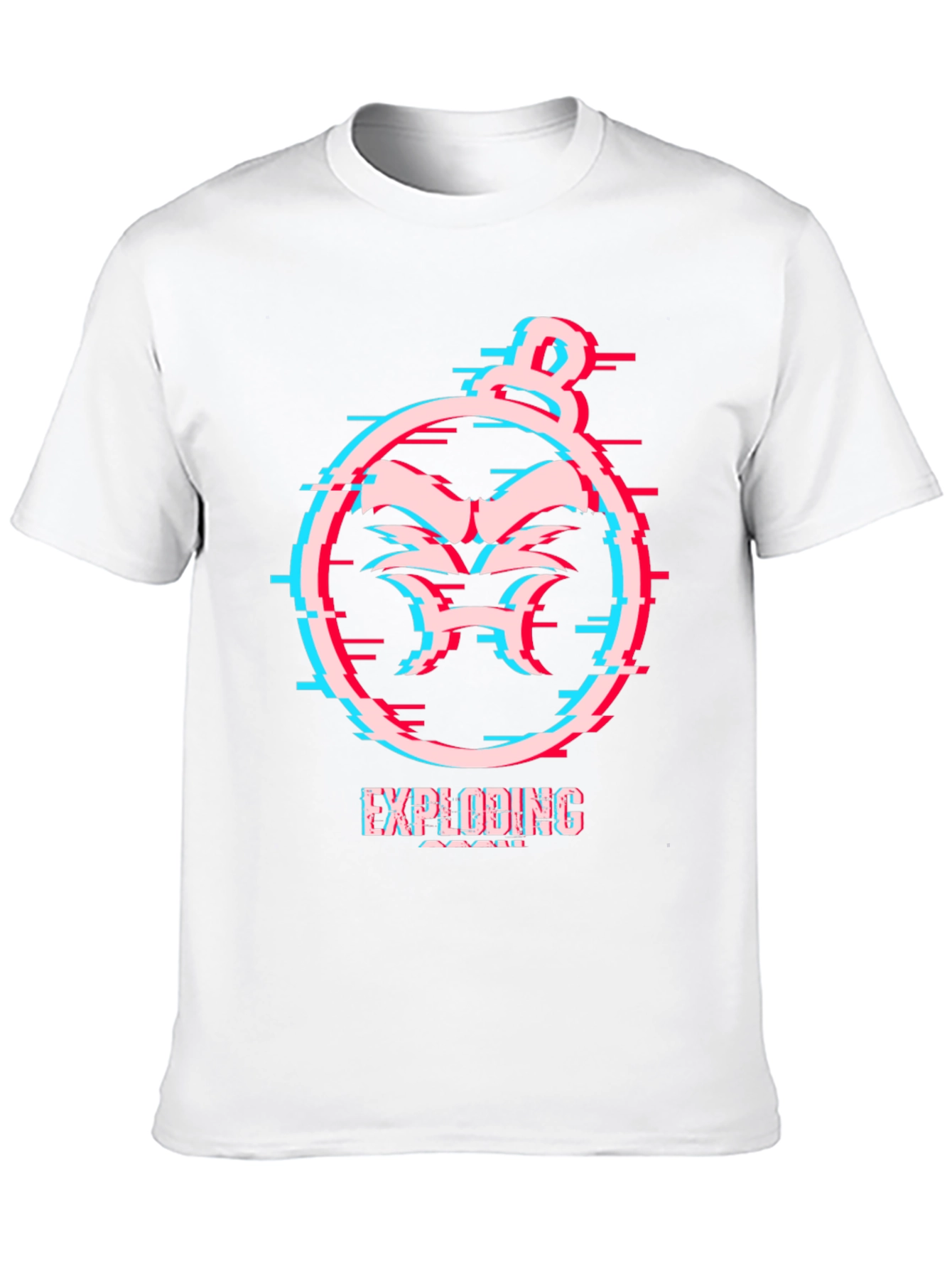 Black Exploding Soon Graphic Tee - Glitch Style view 10